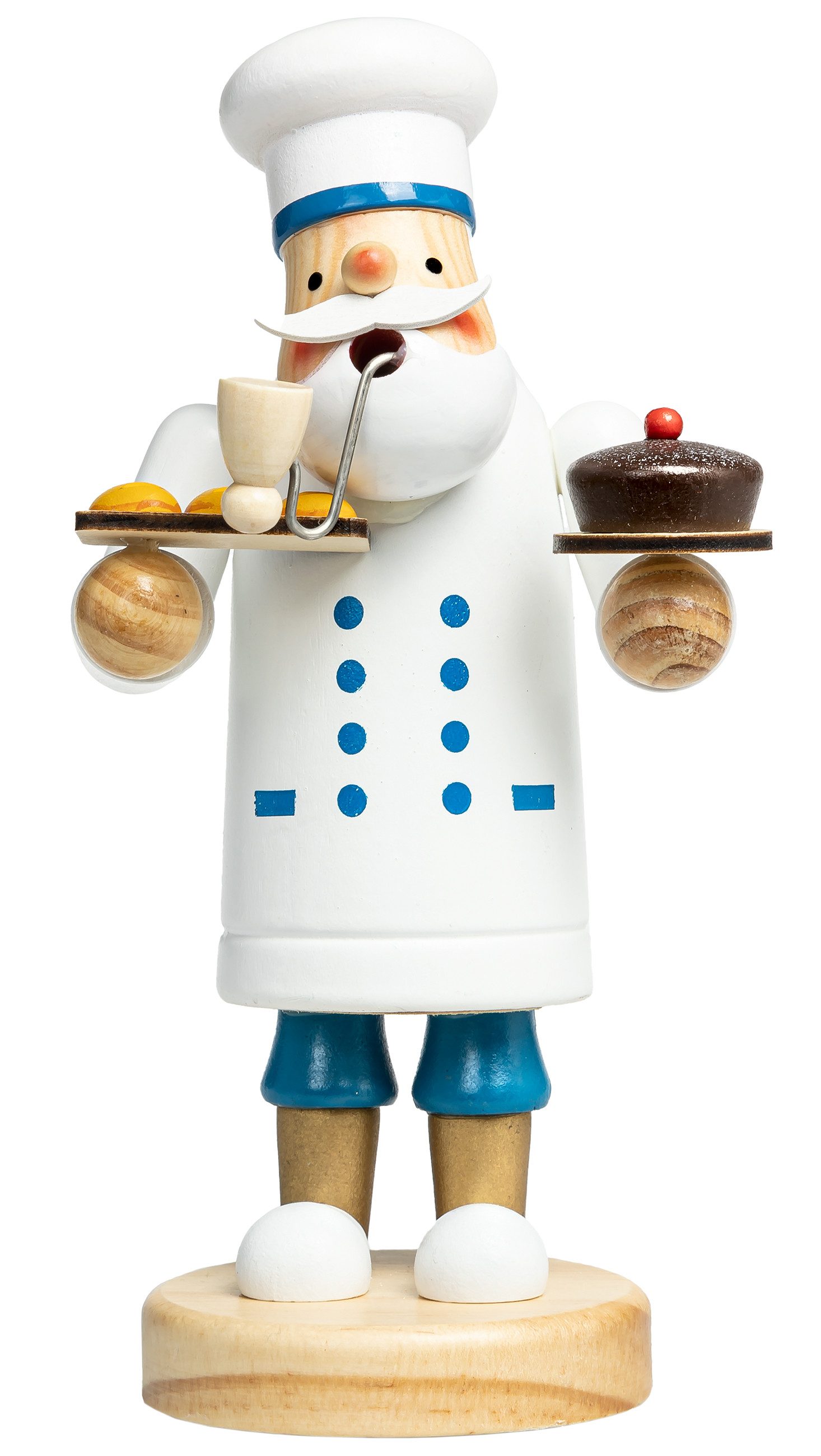 SIKORA Weihnachtsfigur RM-A Räuchermännchen aus Holz günstig online kaufen