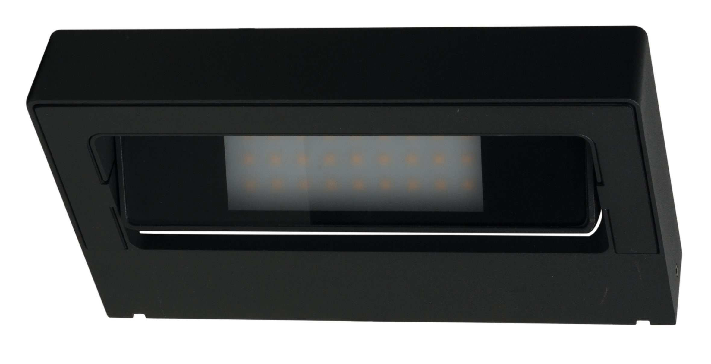 HEITRONIC LED schwenkbar um Leuchteinheit 320° Cordoba, Wandleuchte LED Außenlampe, Wandlampe, integriert, fest Warmweiß