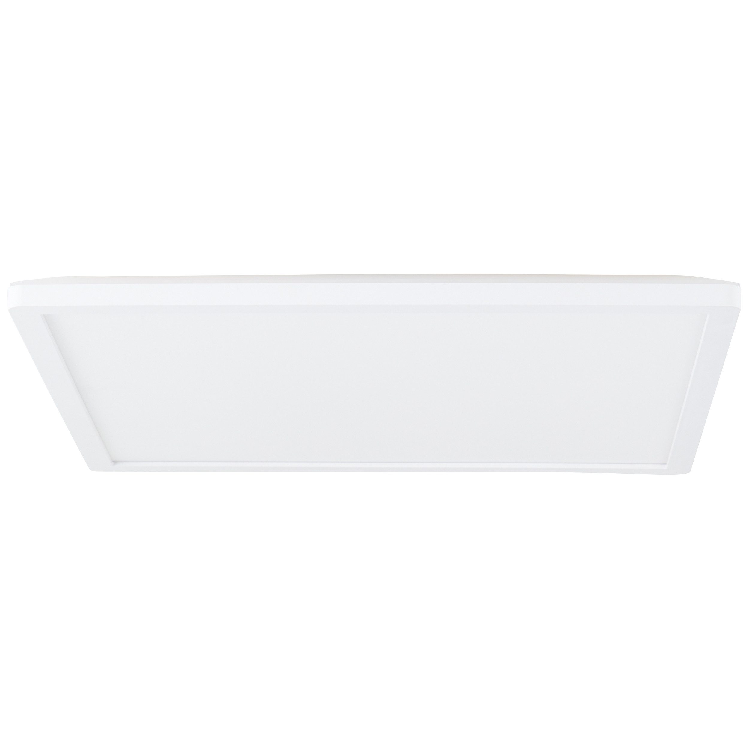 BreLight LED Panel Sorell, CCT - über Fernbedienung, Dimmfunktion, Memoryfunktion, Nachtlichtfunktion, Timerfunktion, LED fest integriert, warmweiß - kaltweiß, 42 x 42 cm, 3200 lm, 3000-6500 K, dimmbar, Fernbedienung