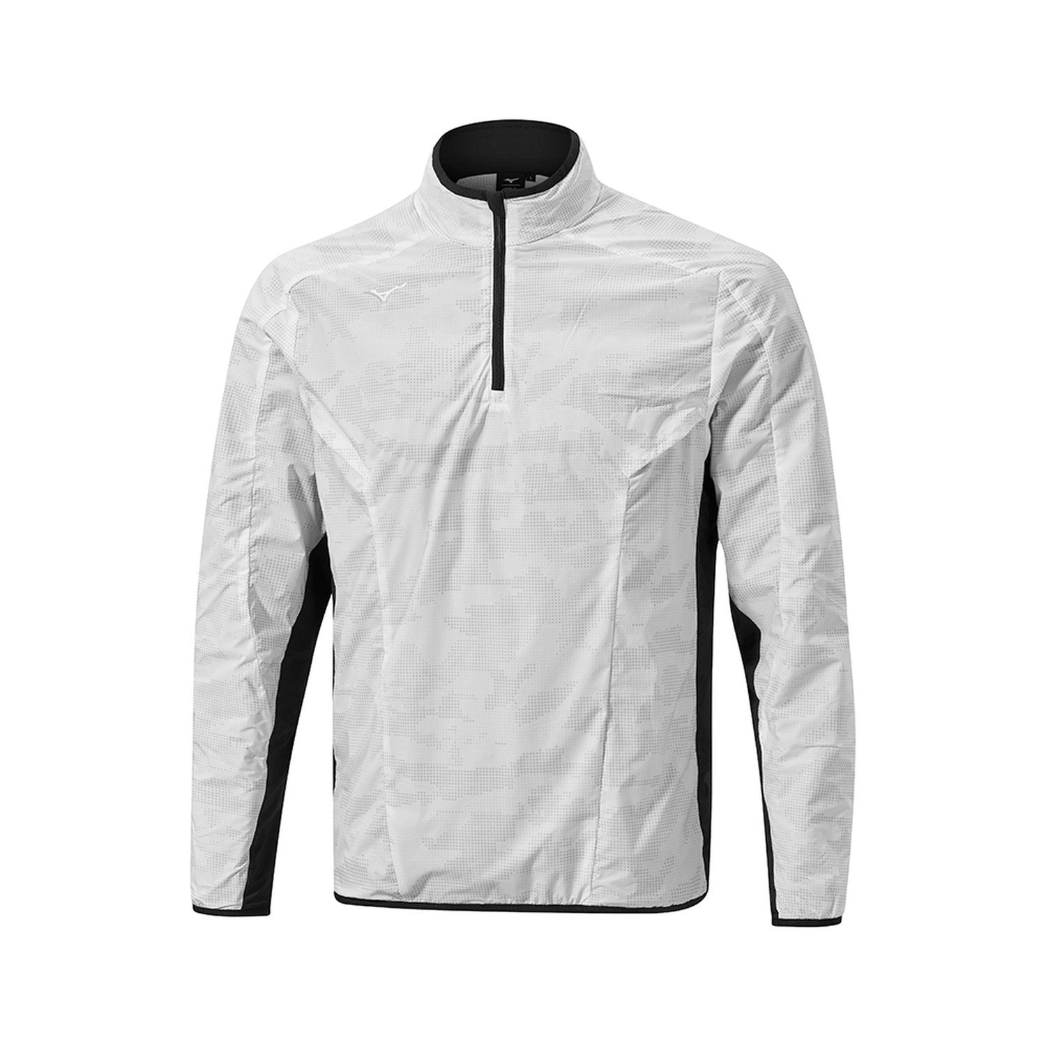 Mizuno Sweatjacke Mizuno Golf Jacke Winter Stretch 1/4 Zip Weiß Herren