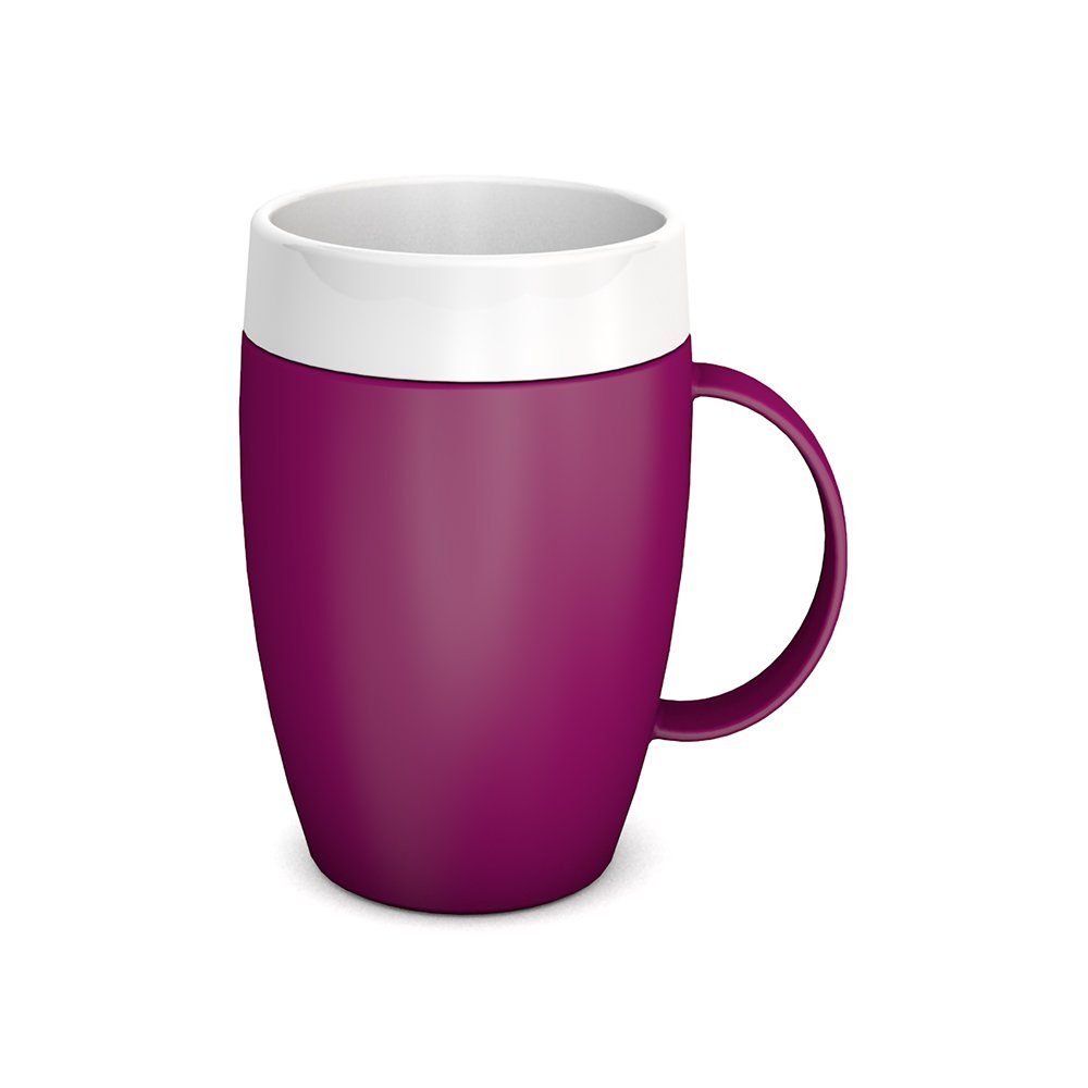 Ornamin Schnabelbecher Becher mit Trink-Trick mit Schnabelaufsatz/Trinkaufsatz, 2-tlg., Kunststoff, Trinkhilfe l Alltagshilfe l BPA-frei l Made in Germany
