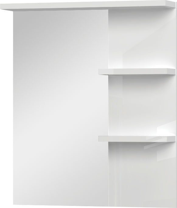 OTTO home Wandspiegel Piano, UV-lackiert, mit Ablagen, HxB: 89x76cm
