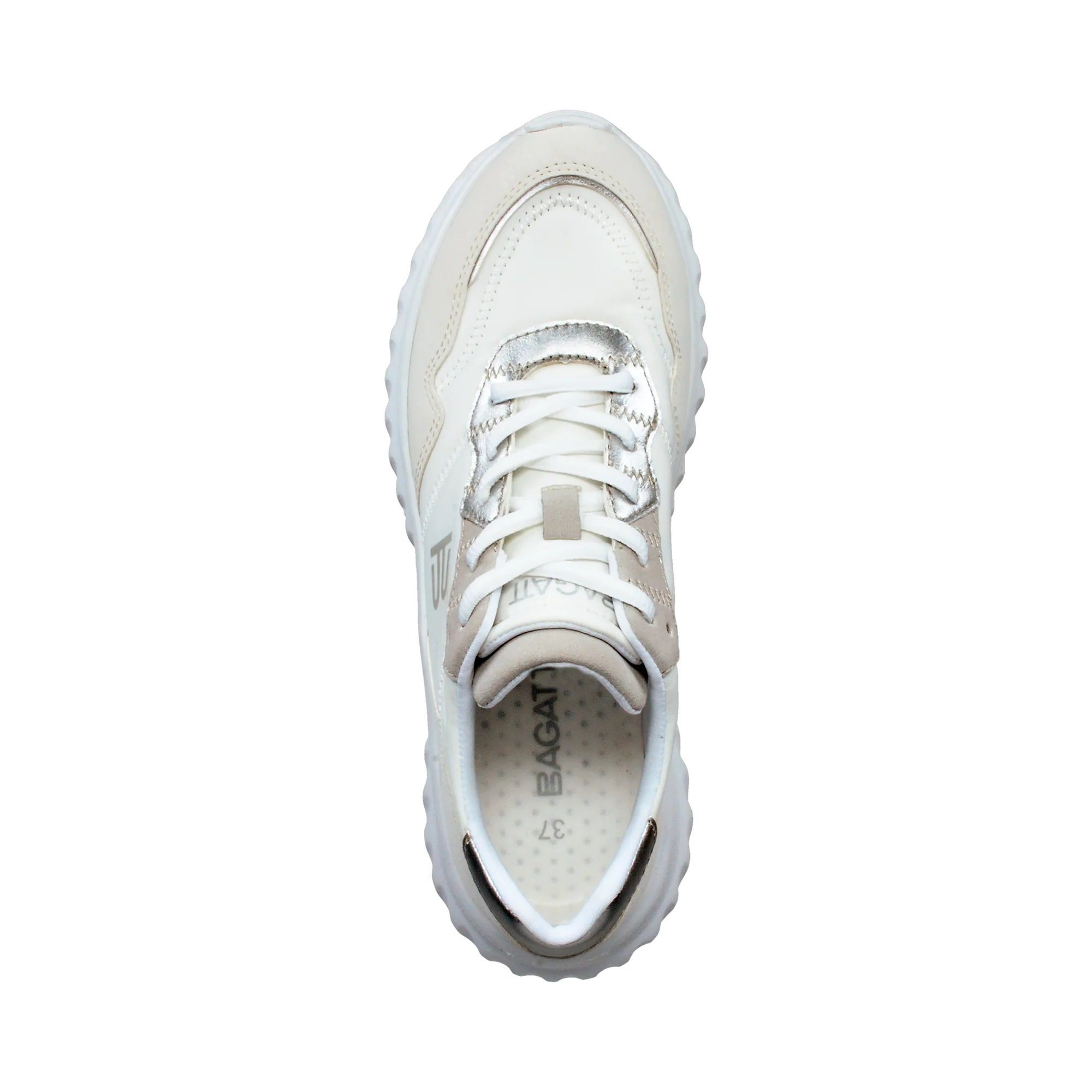 BAGATT Lecce weiss/silber Damen Sneaker