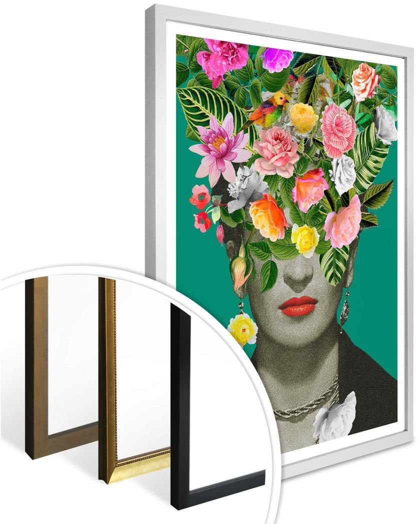 Frida (1 Studio, St) Floral Schriftzug Wall-Art Poster