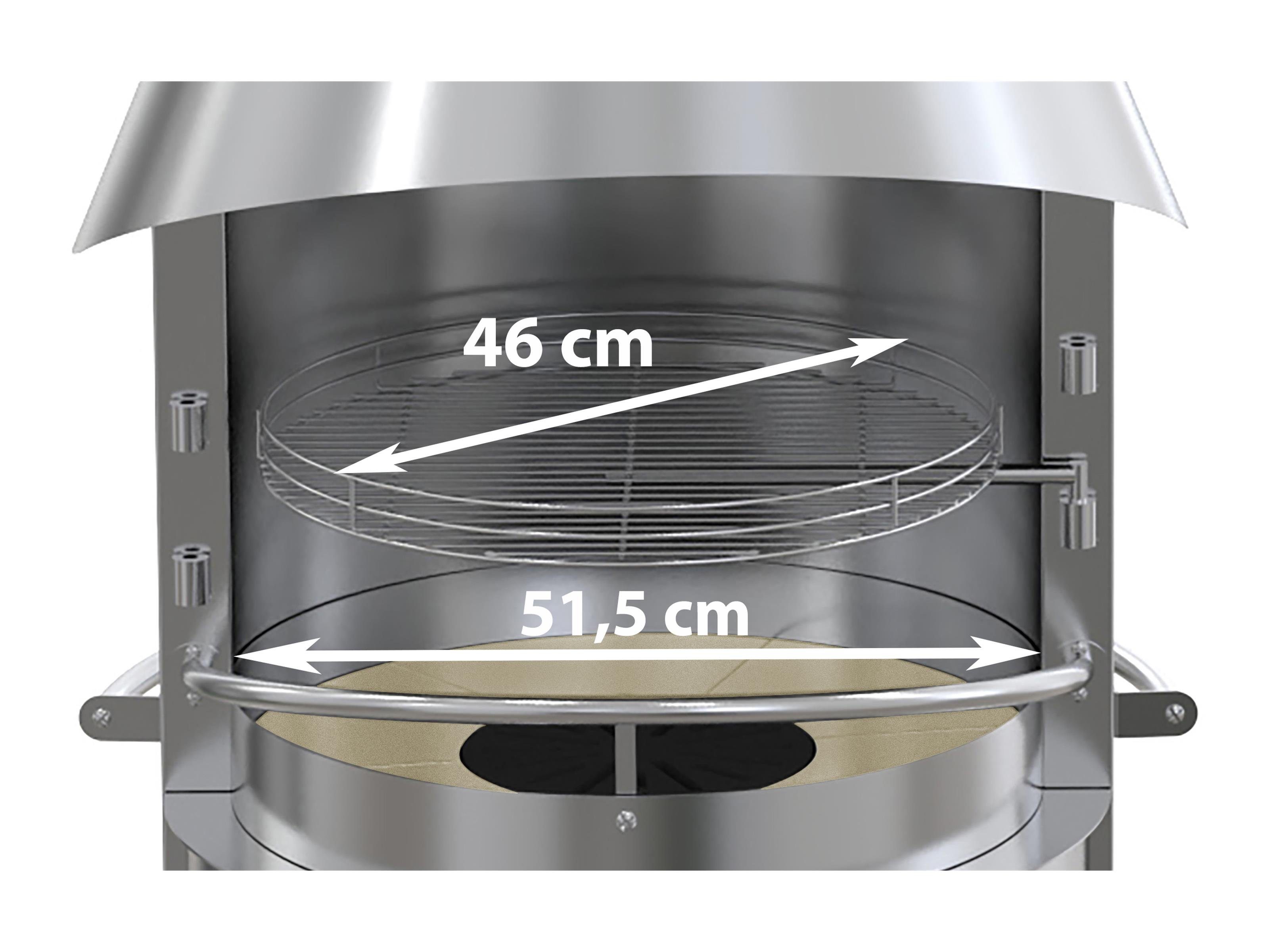 asado Gartenkamin Fuego 70 Edelstahl – Der Blickfang in Ihrem Garten