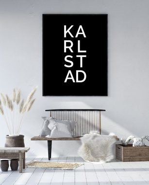 NORDIC WORDS Poster Stadt KARLSTAD