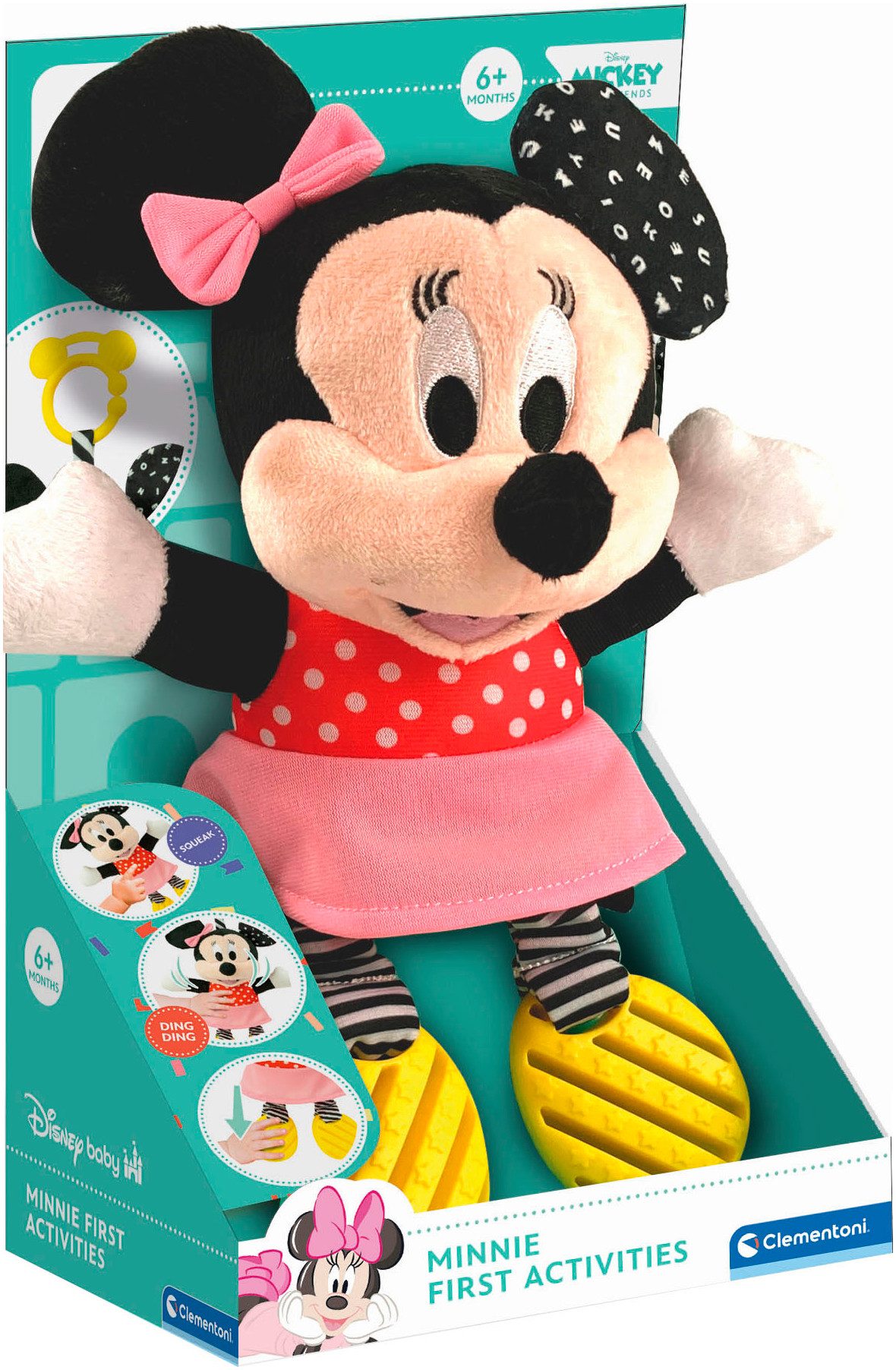 Clementoni® Plüschfigur Baby Clementoni, Disney Baby, Plüsch Minnie mit Bei günstig online kaufen