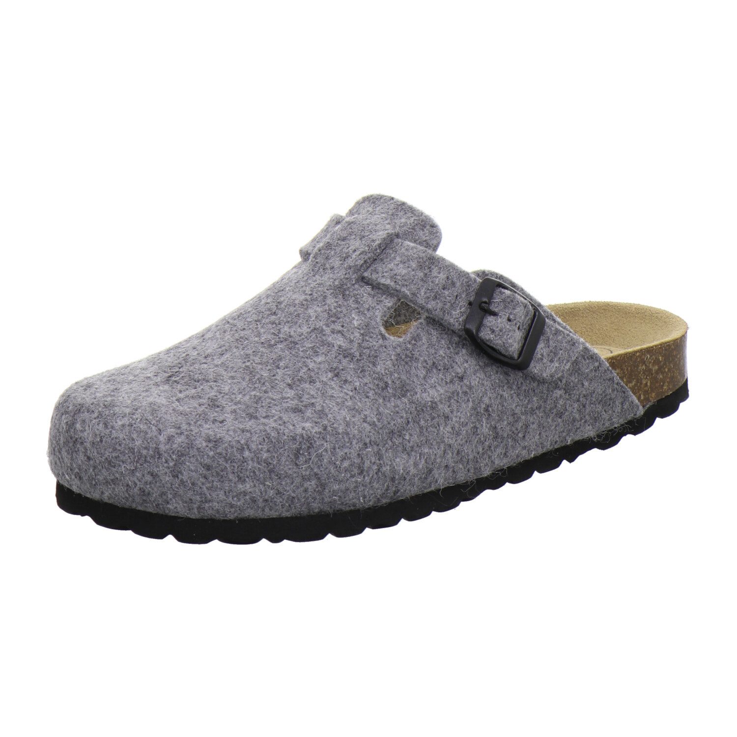 AFS-Schuhe 3690080 Clogs Pantolette für Herren aus Filz mit Fußbett, Made in Germany