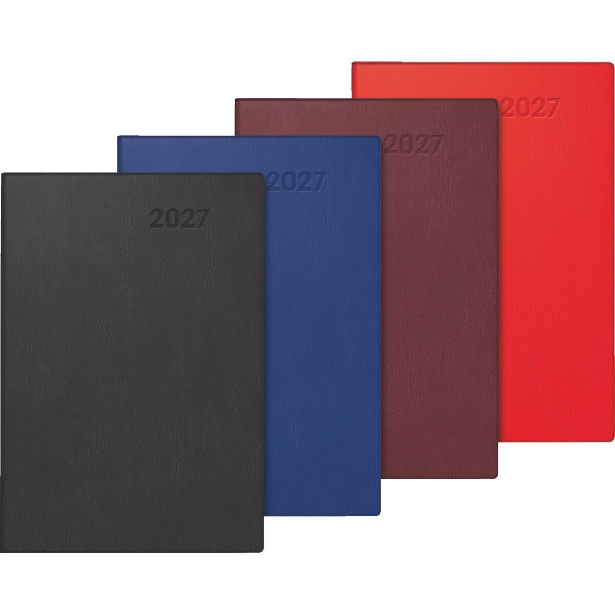 BRUNNEN Taschenkalender Taschenkalender 716 7,2x10,5cm 1 Woche/Seite Kunststoff farbig sortier