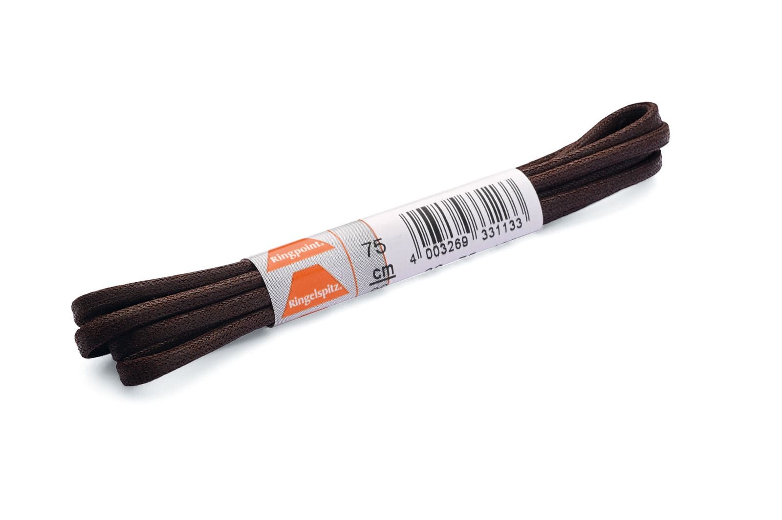 Ringelspitz Schnürsenkel Oval, gewachst, – Perfekte Wahl für elegante Schuhe - Ø 4 mm
