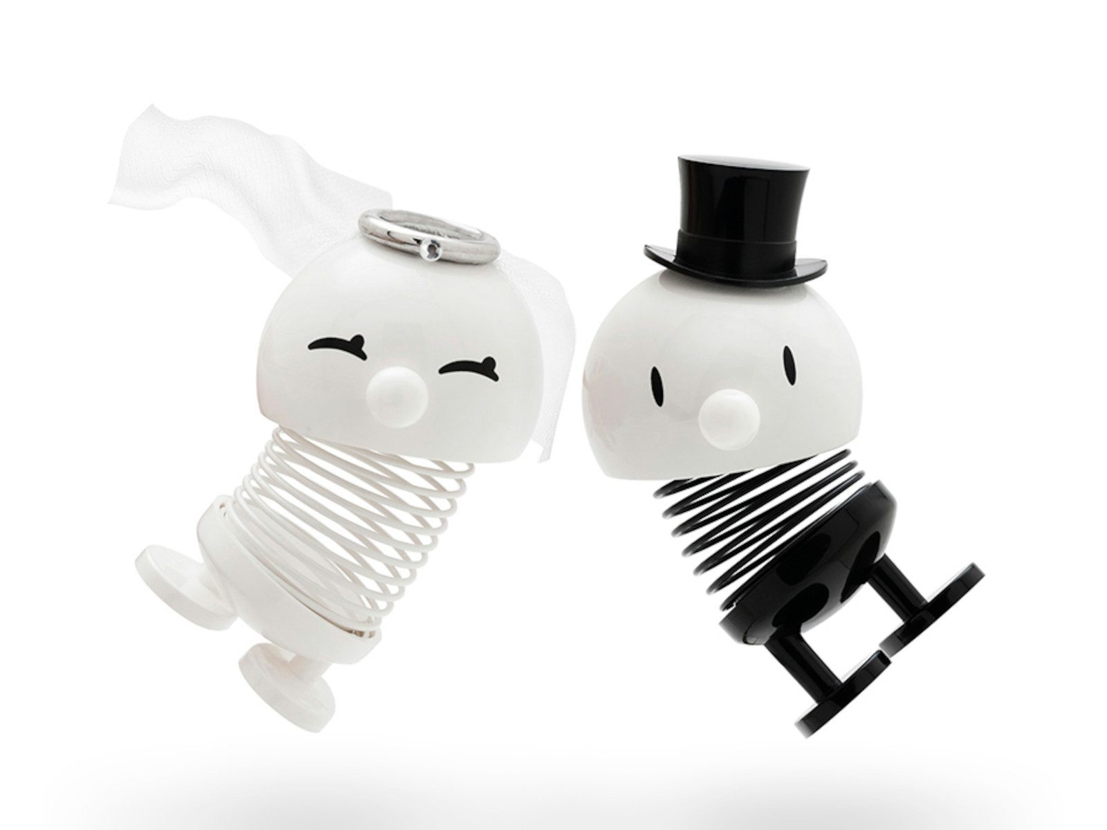 HOPTIMIST Dekofigur Bride & Groom White 8,5cm – Bild 5 von 5