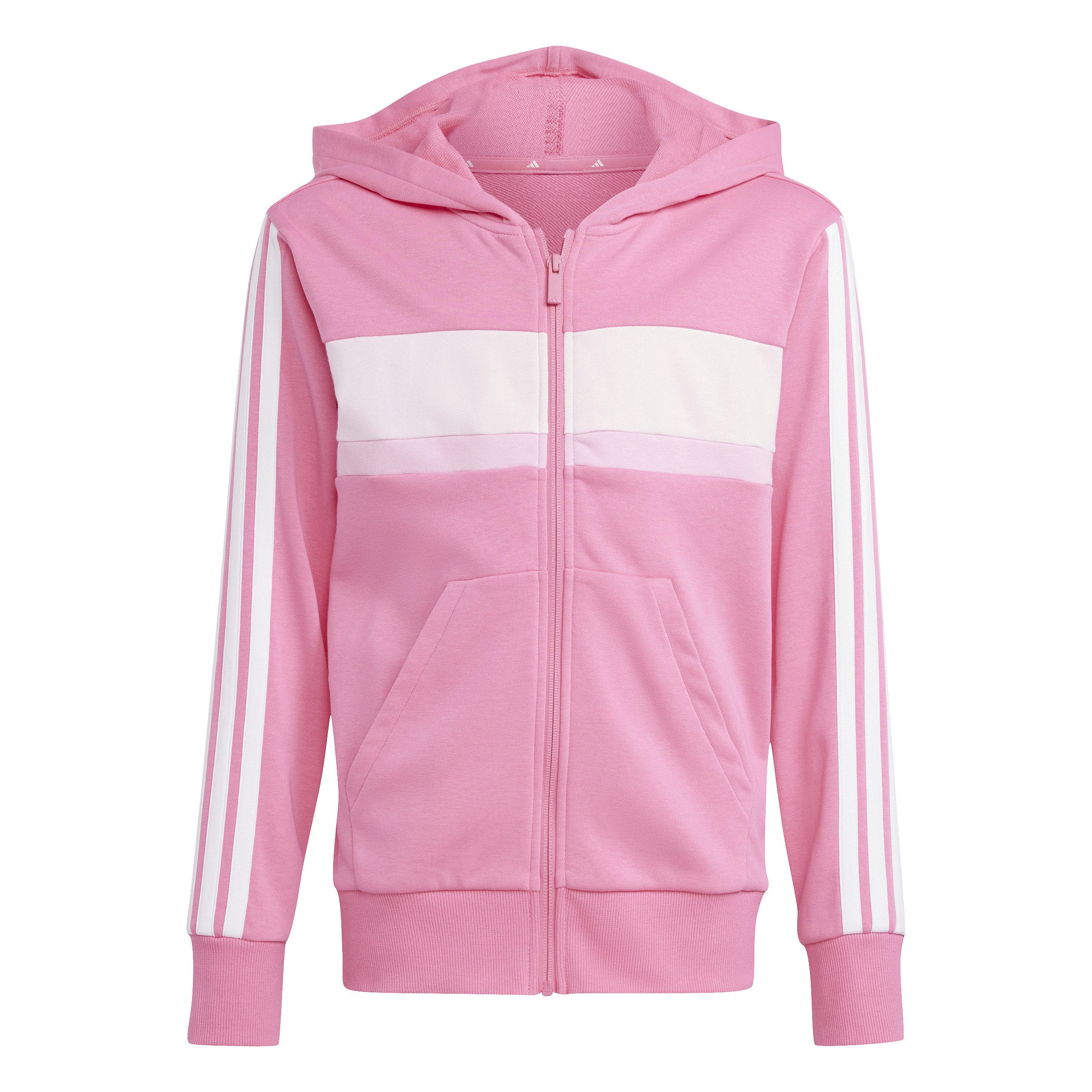 adidas Performance Trainingsanzug J 3S TIB FT TS PNKFUS/WHITE/CLPINK