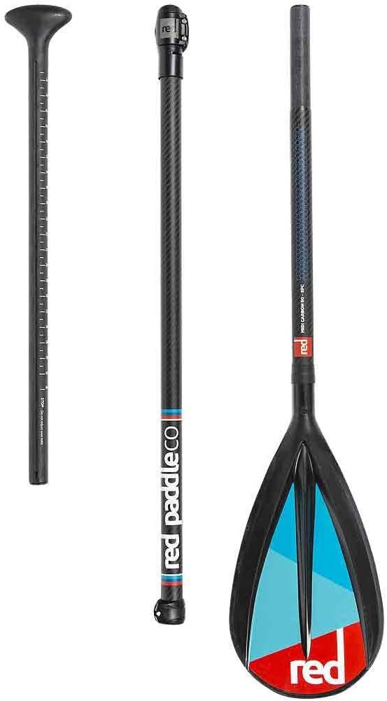 Red Paddle Red Paddle Midi Carbon 50-Nylon verstellbares 3-teiliges SUP-Paddel SUP-Paddel