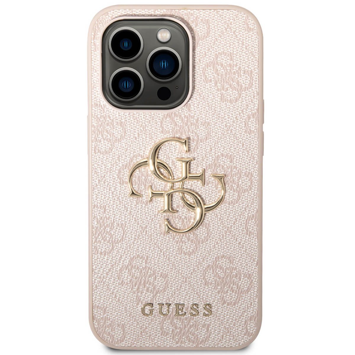 Guess Backcover Guess 4G Metal Logo Back Cover Apple iPhone 14 Pro Max - Rosa