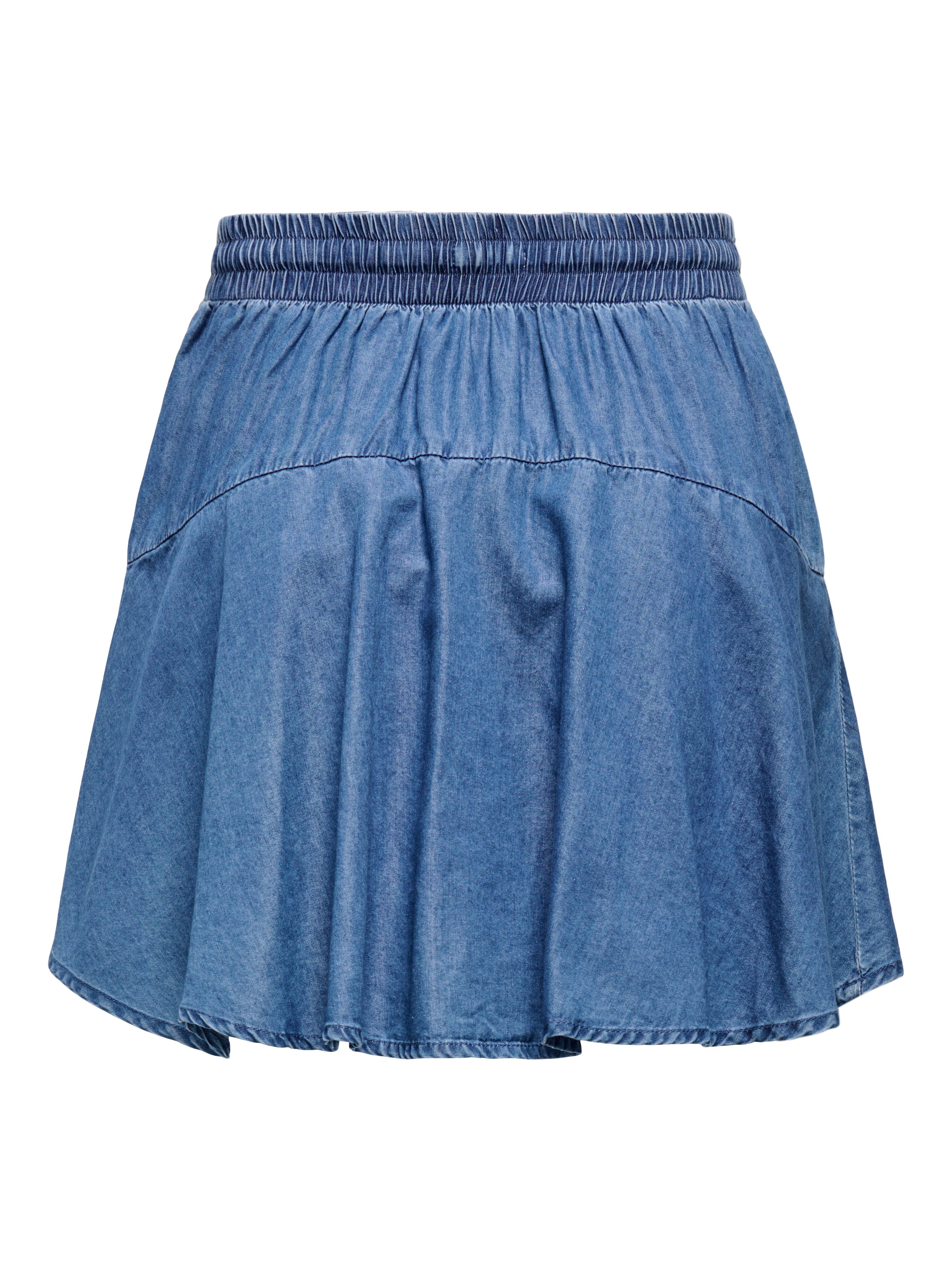 ONLY Hosenrock ONLBEA ELAS STRING CUT SKORT DNM Baumwollmischung – Bild 5 von 5