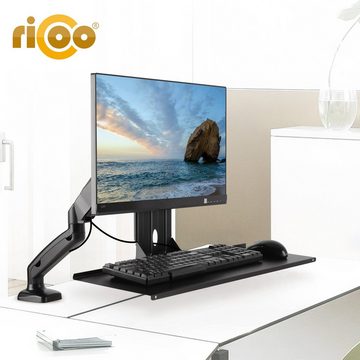 RICOO CZ0500 Halterung, (Tastaturhalterung Adapter Tastatur Workstation VESA 75x75 100x100)