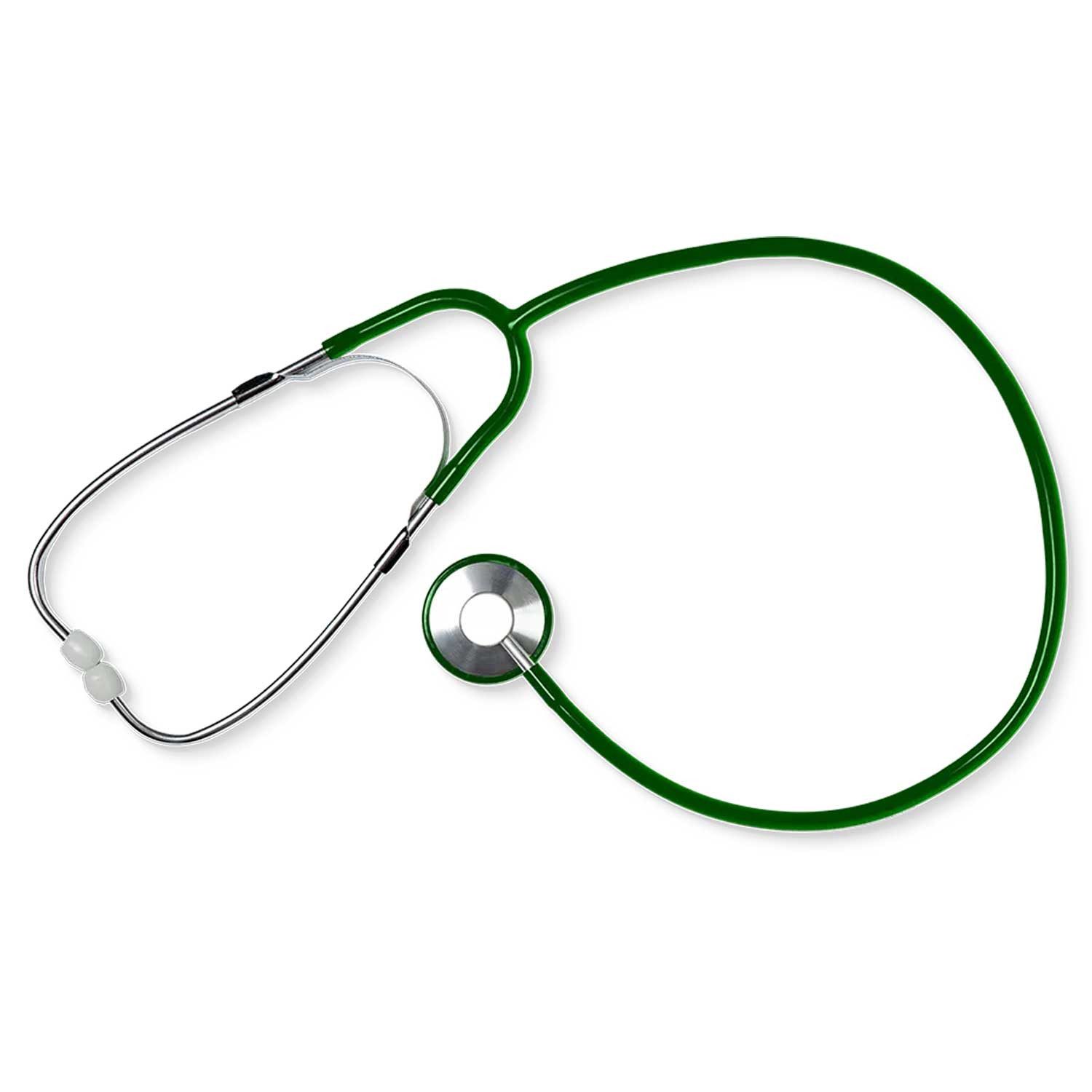 AMPri Handelsgesellschaft mbH Stethoskop Med-Comfort PVC Flachkopf Stethoskop grün 1 Stück