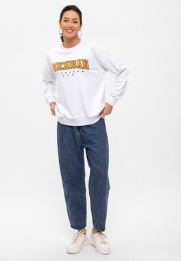 STYLEOVER Sweatshirt Sweatshirt mit Rundhalsausschnitt