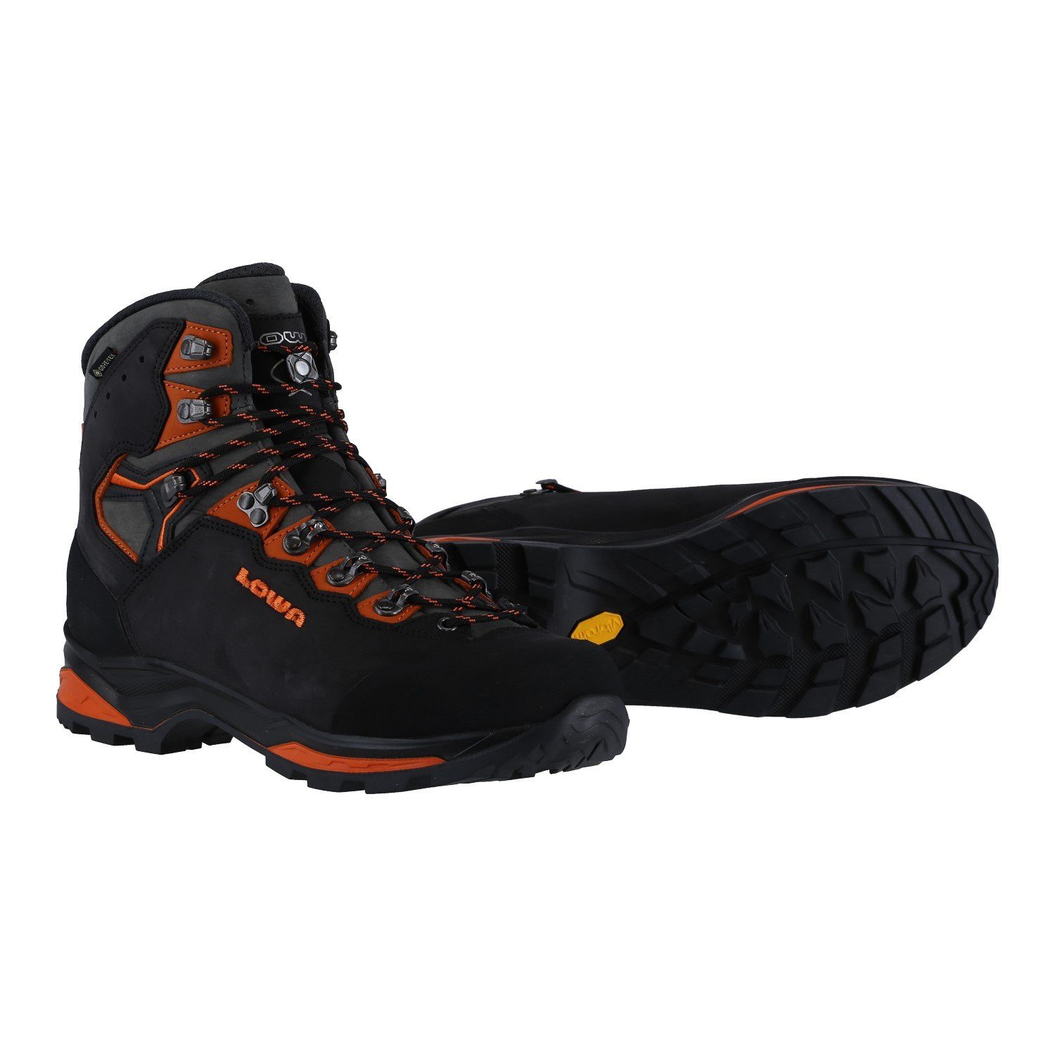 Lowa Camino Evo GTX (Trekking, Nubukleder, wasserdicht) 2024 schwarz/orange günstig online kaufen