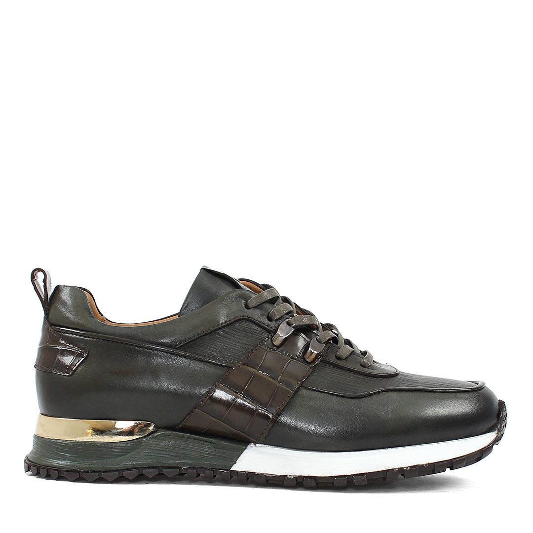 Celal Gültekin Herren Leder Sneaker mit günstig online kaufen