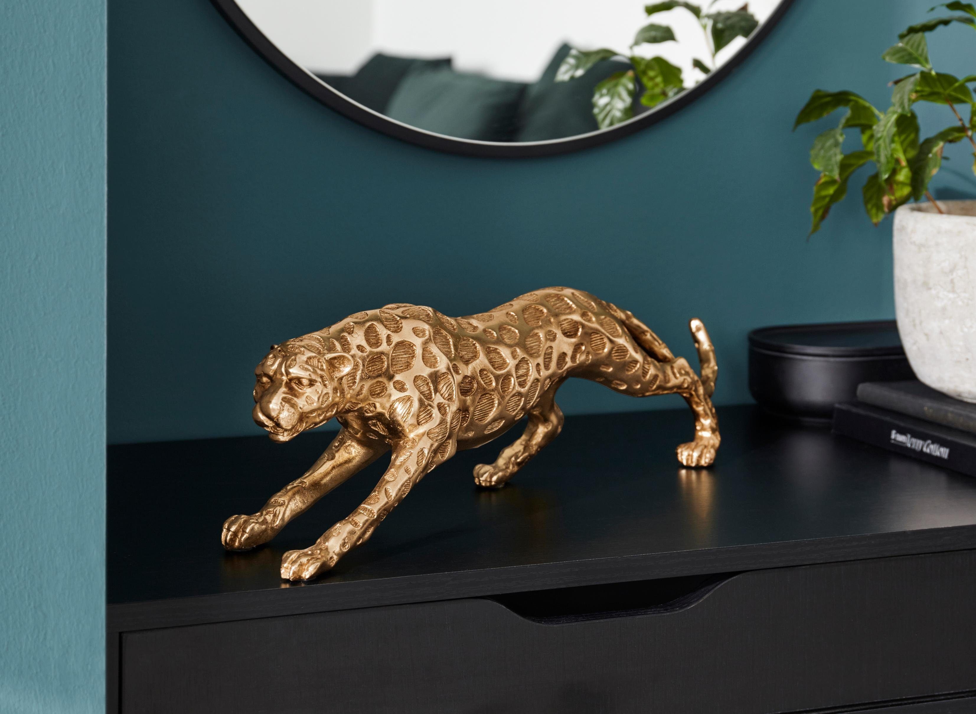 OTTO home Dekofigur Leopard Maße (B/T/H): 53/10/10 cm, Eyecatcher und Bests günstig online kaufen