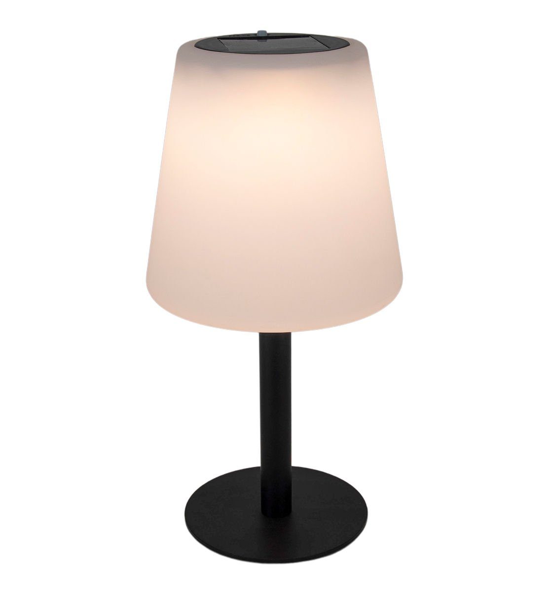 Spetebo LED Solarleuchte Solar Tisch Leuchte warmweiß - 30 x 15 cm, 2, LED, günstig online kaufen