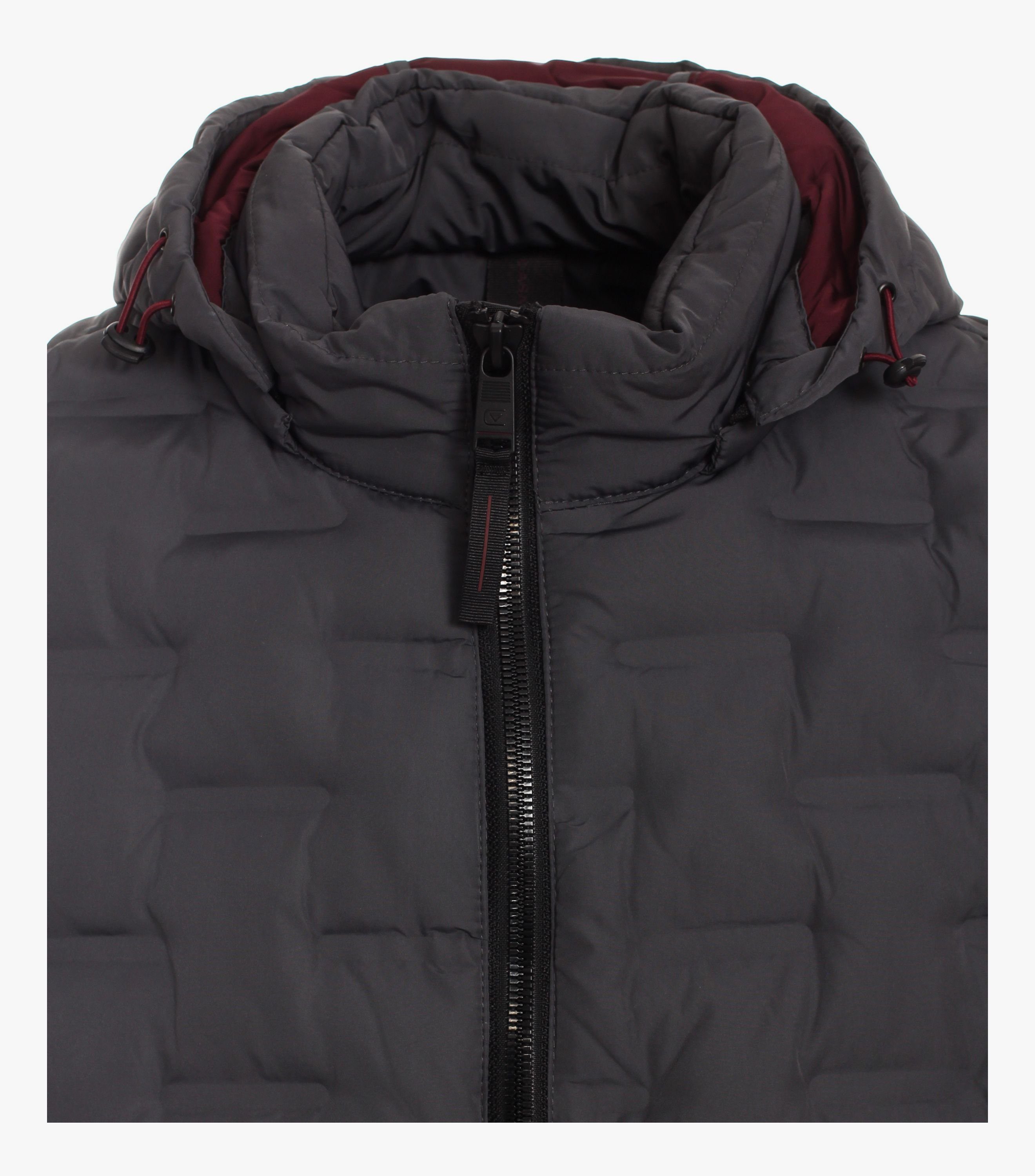 CASAMODA Steppjacke 523950800 Kapuze Wind- Dunkelgrau766 und Abnehmbare wasserabweisend