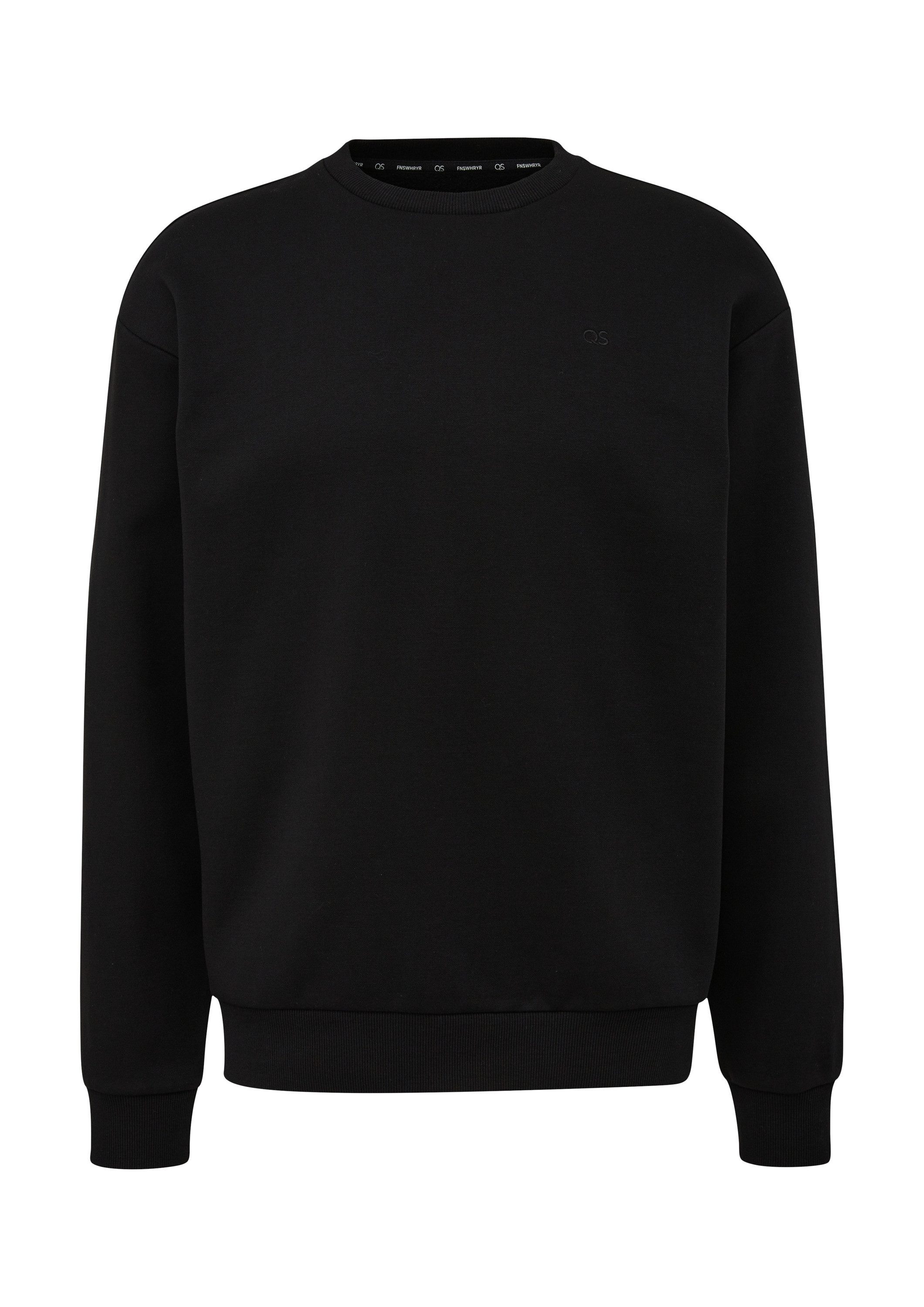 QS Sweatshirt Sweatshirt Sweatshirt mit Logo-Stickerei günstig online kaufen