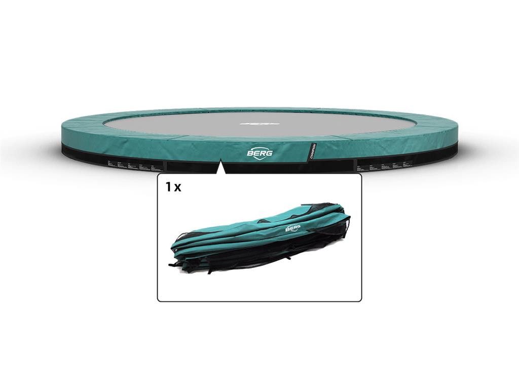 Trampolin-Randabdeckung Ersatzteil 380 cm rund grün - Champion InGround Federabdeckung