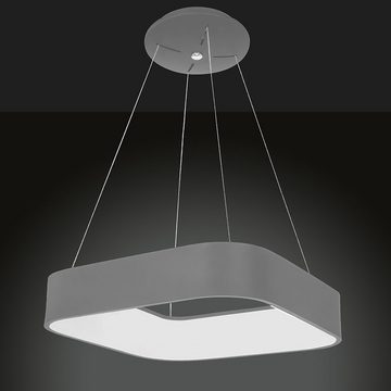 WOFI LED Pendelleuchte, Leuchtmittel inklusive, Warmweiß, Pendellampe grau Pendelleuchte Esstischbeleuchtung Esstisch Lampe LED