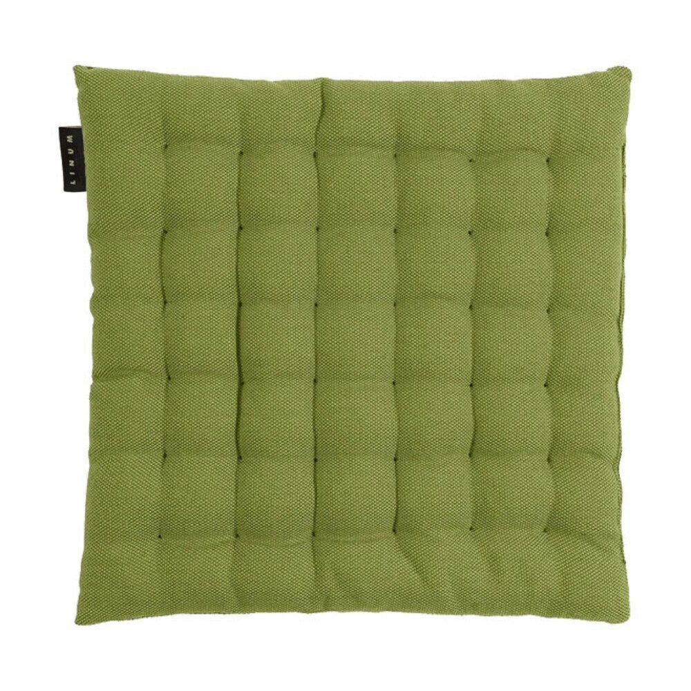 Linum Sitzkissen Sitzkissen 40x40 cm Pepper moosgrün