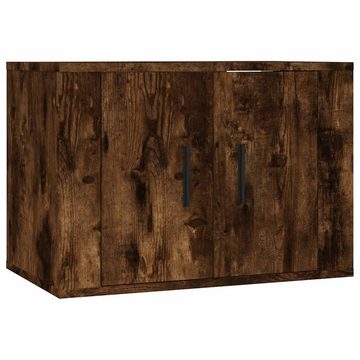 vidaXL TV-Schrank 2-tlg. TV-Schrank-Set Räuchereiche Holzwerkstoff (2-St)