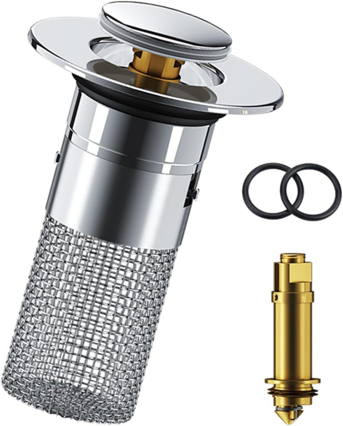 Abflusssieb Edelstahl Bodenablauf Filter Rostfreim, Dusche & Küche Abfluss Sieb