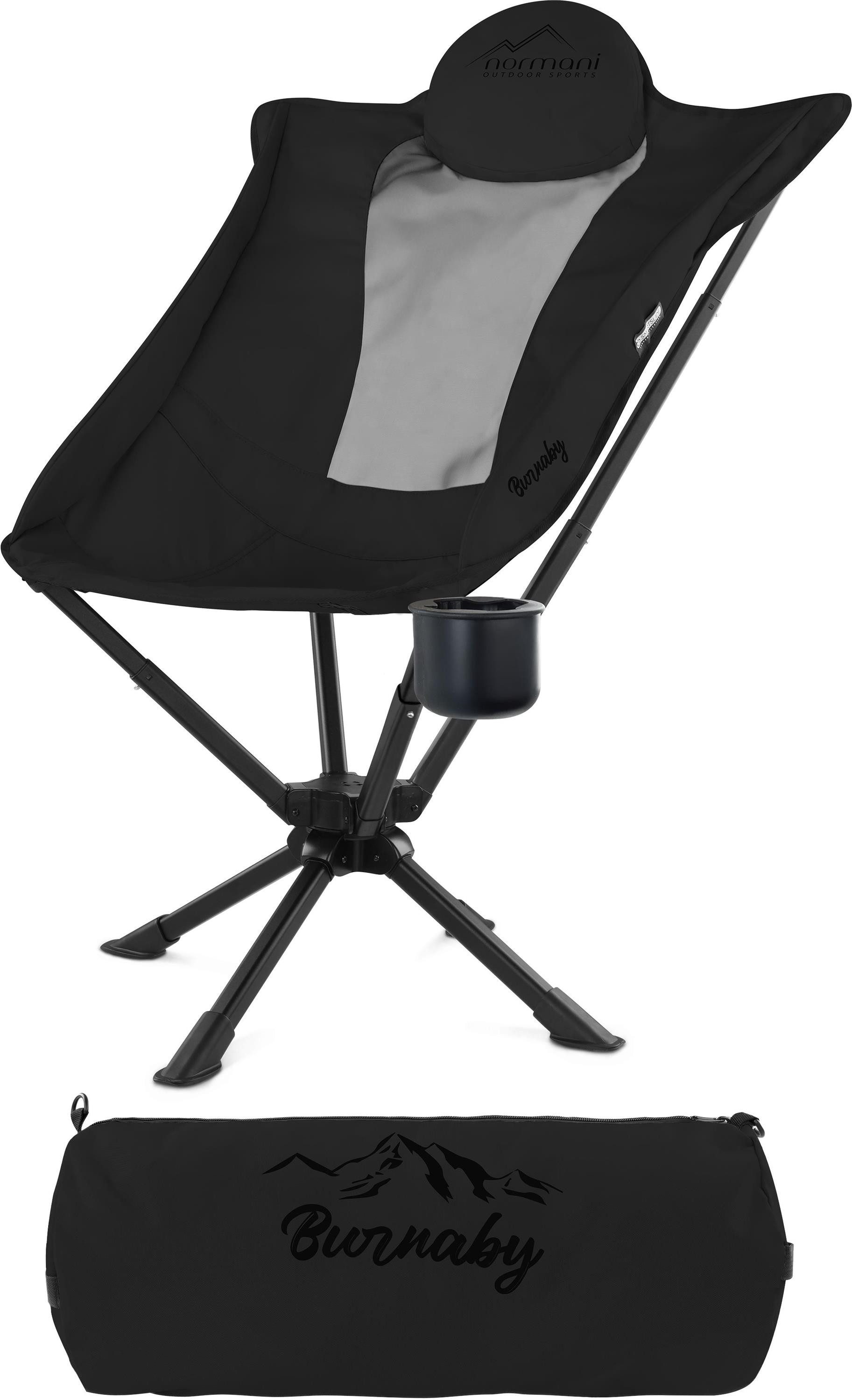 normani Campingstuhl Campingstuhl mit Getränkehalter Burnaby, günstig online kaufen