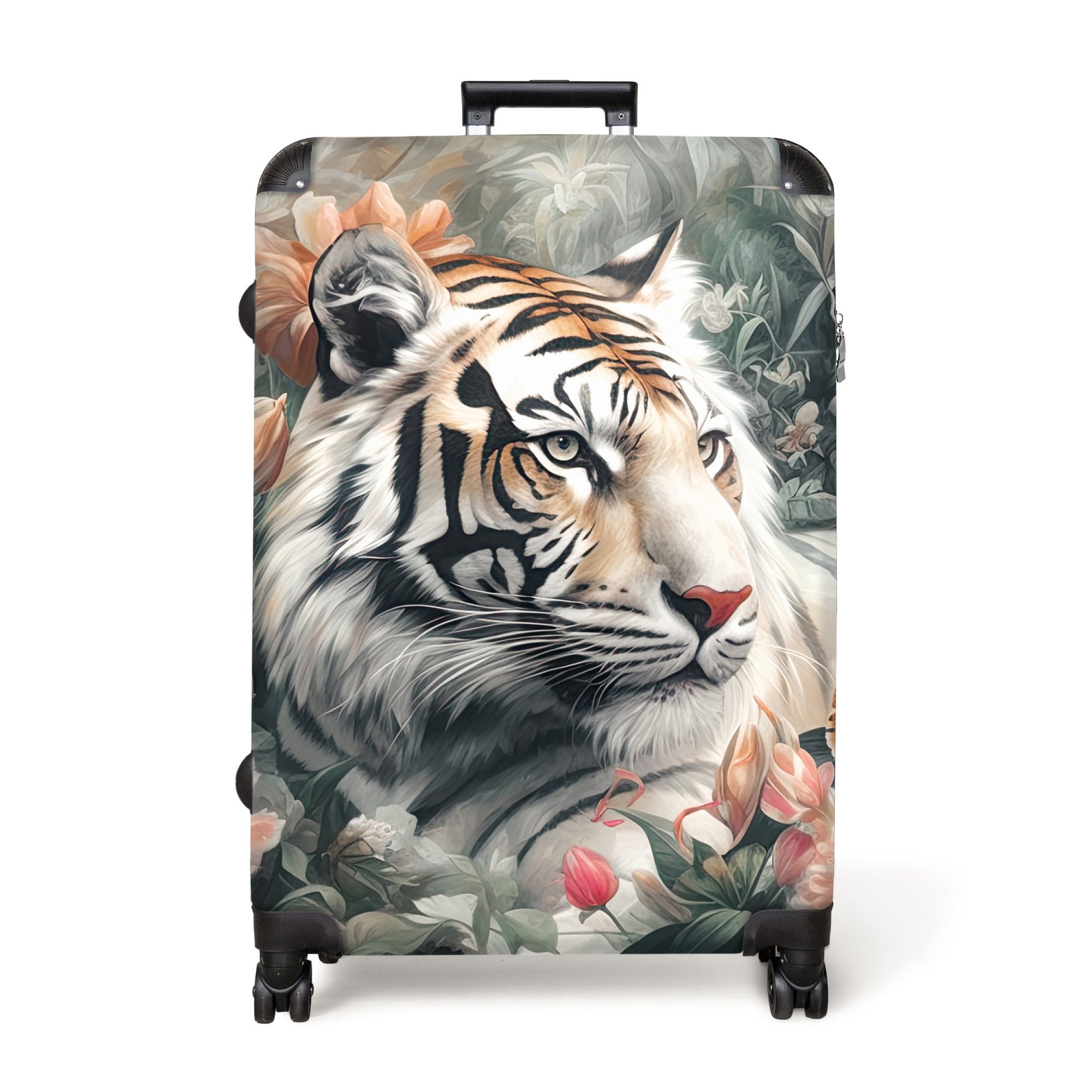 NoBoringSuitcases.com© Hartschalen-Trolley Tiger - Wildtiere - günstig online kaufen