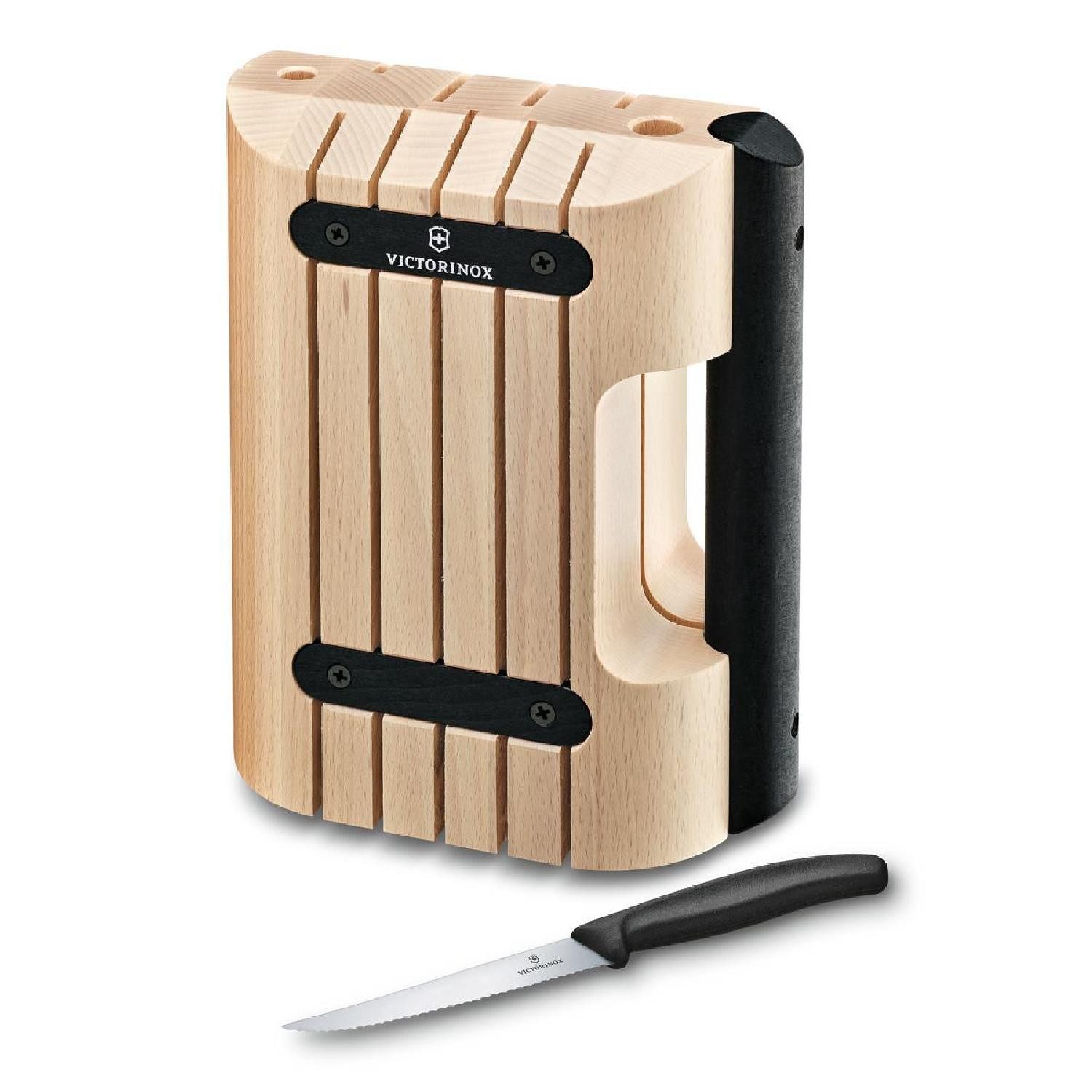 Victorinox Messerblock Victorinox Messerblock, Griff schwarz (leer) (Buchenholz)