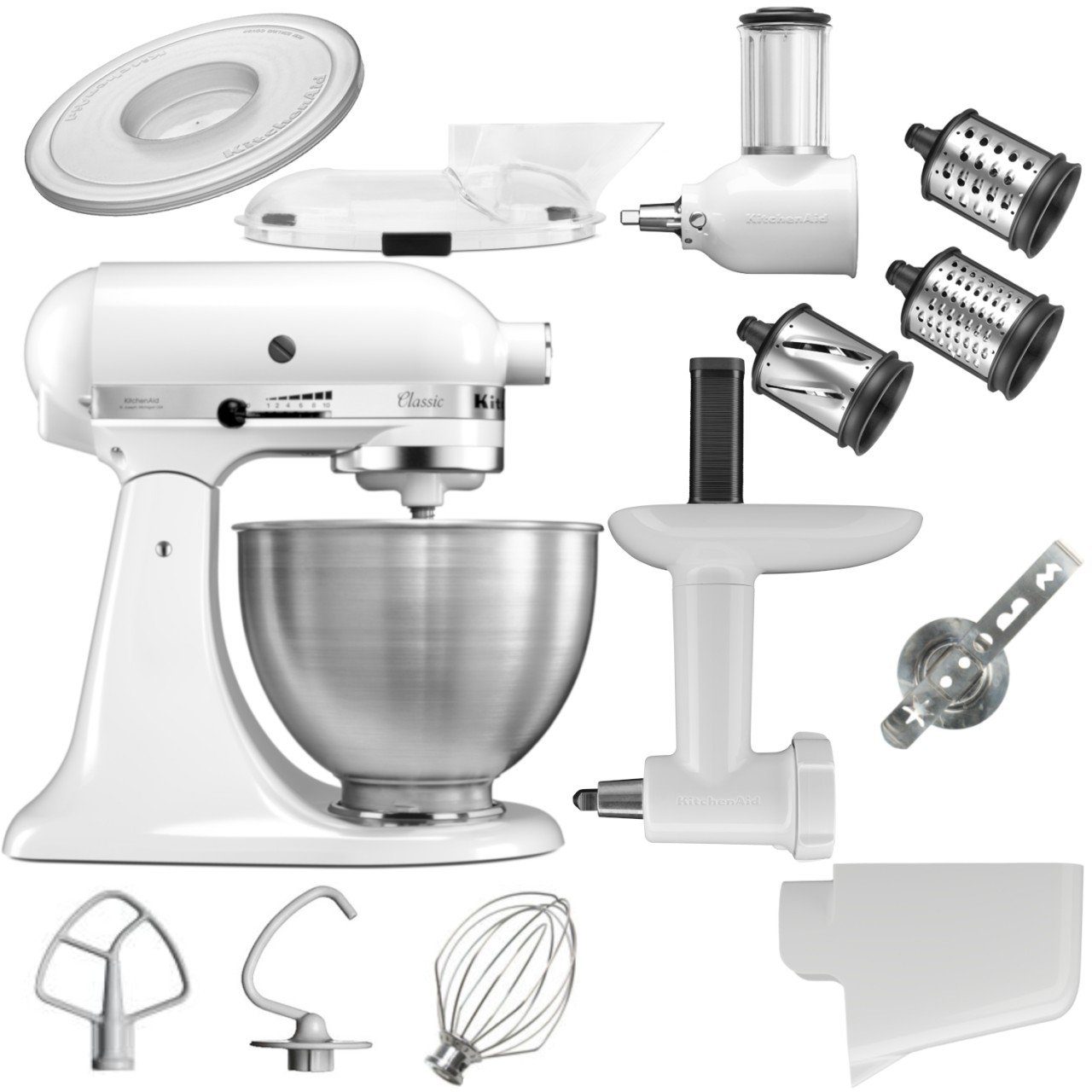 KitchenAid Küchenmaschine KitchenAid 4,3 L 5K45SS Classic
