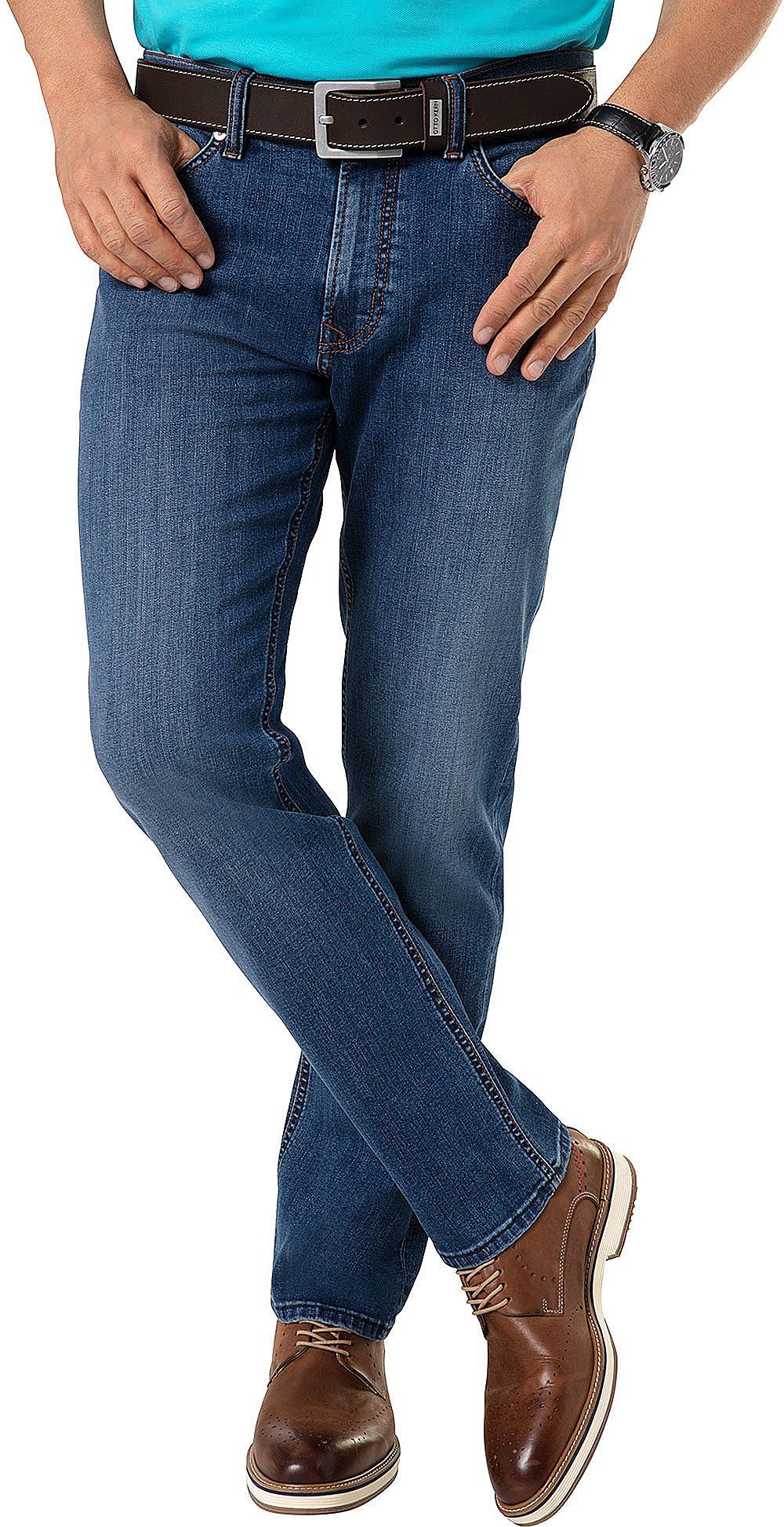 Otto Kern Kern Stretch-Jeans perfekter mit schwarz Sitz Stretch-Anteil