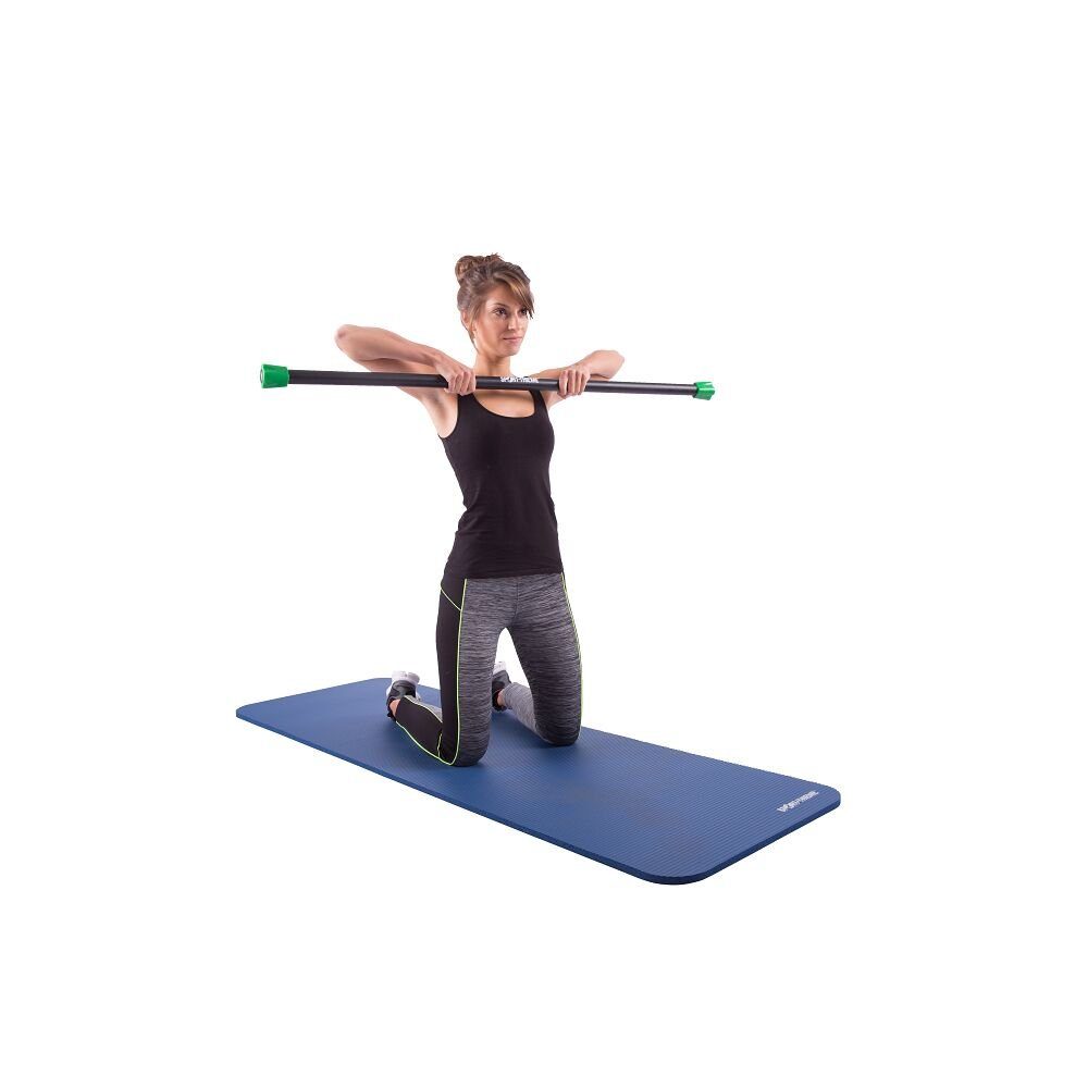 Gewichtsklassen Weighted kg, farblich Zusatzgewichte Sport-Thieme gekennzeichnet 4 Bar, Steel Gewichtsstab Grün