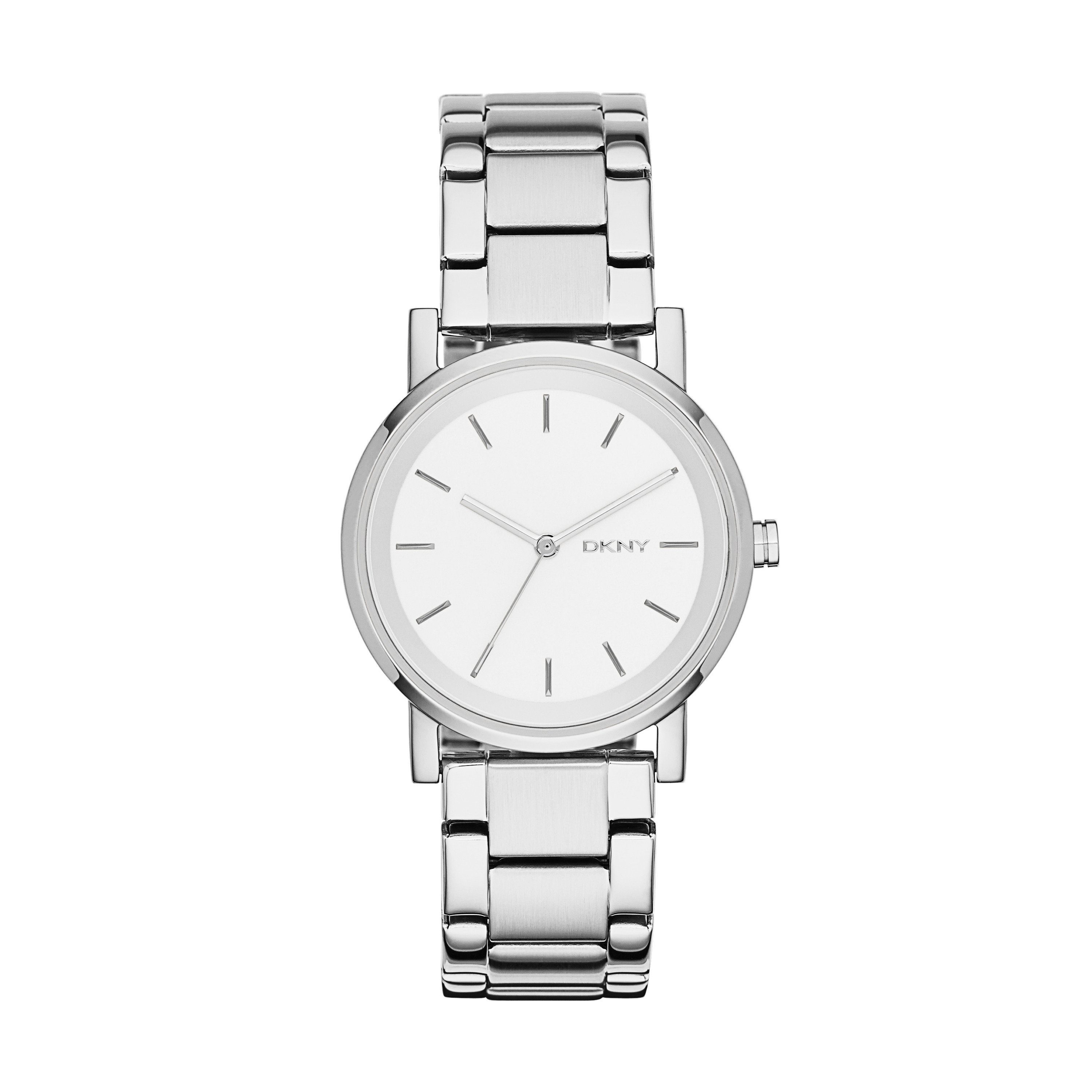 DKNY Quarzuhr The Basic Must-Have Minimalist Edelstahl