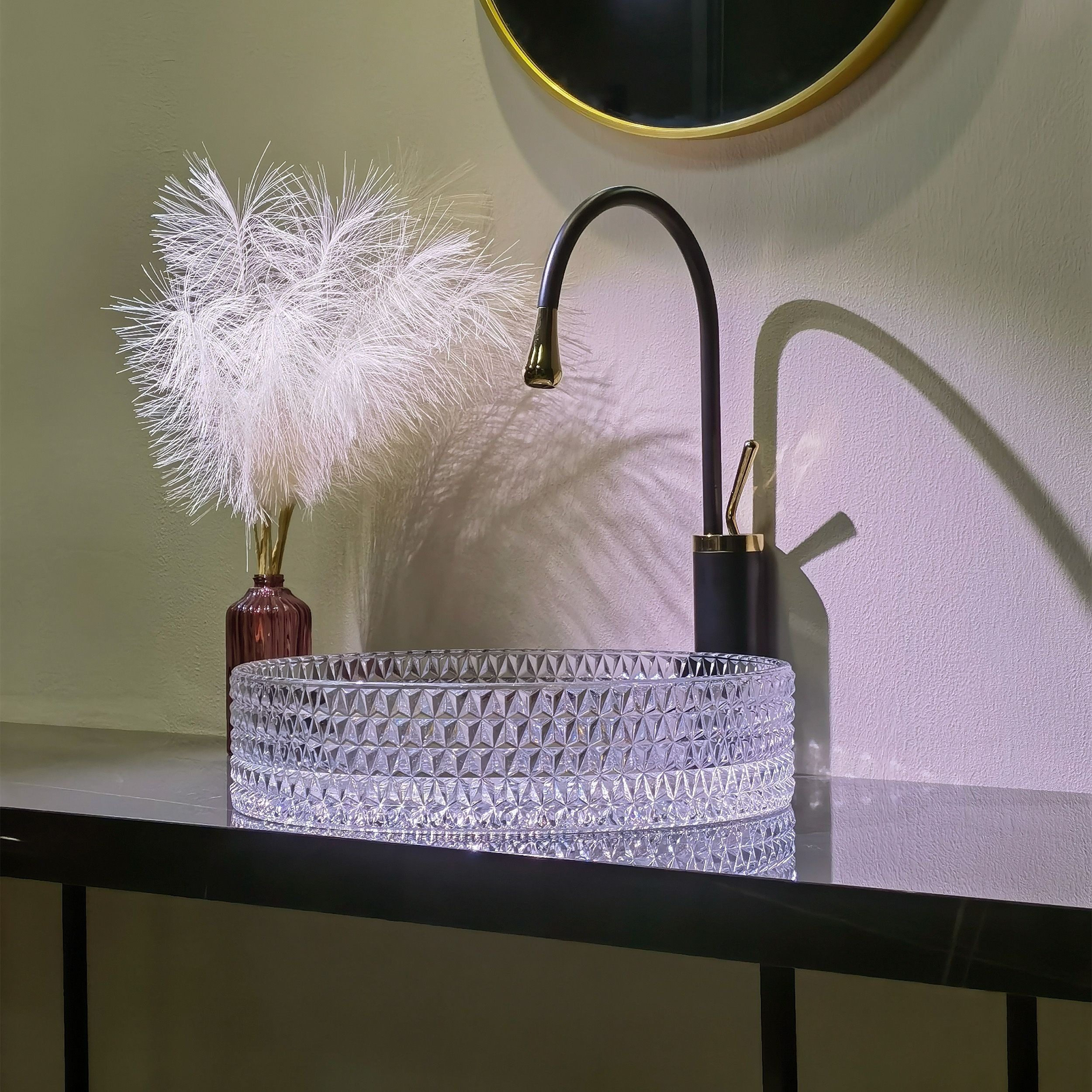 GTM Design Aufsatzwaschbecken Glas - Modern günstig online kaufen