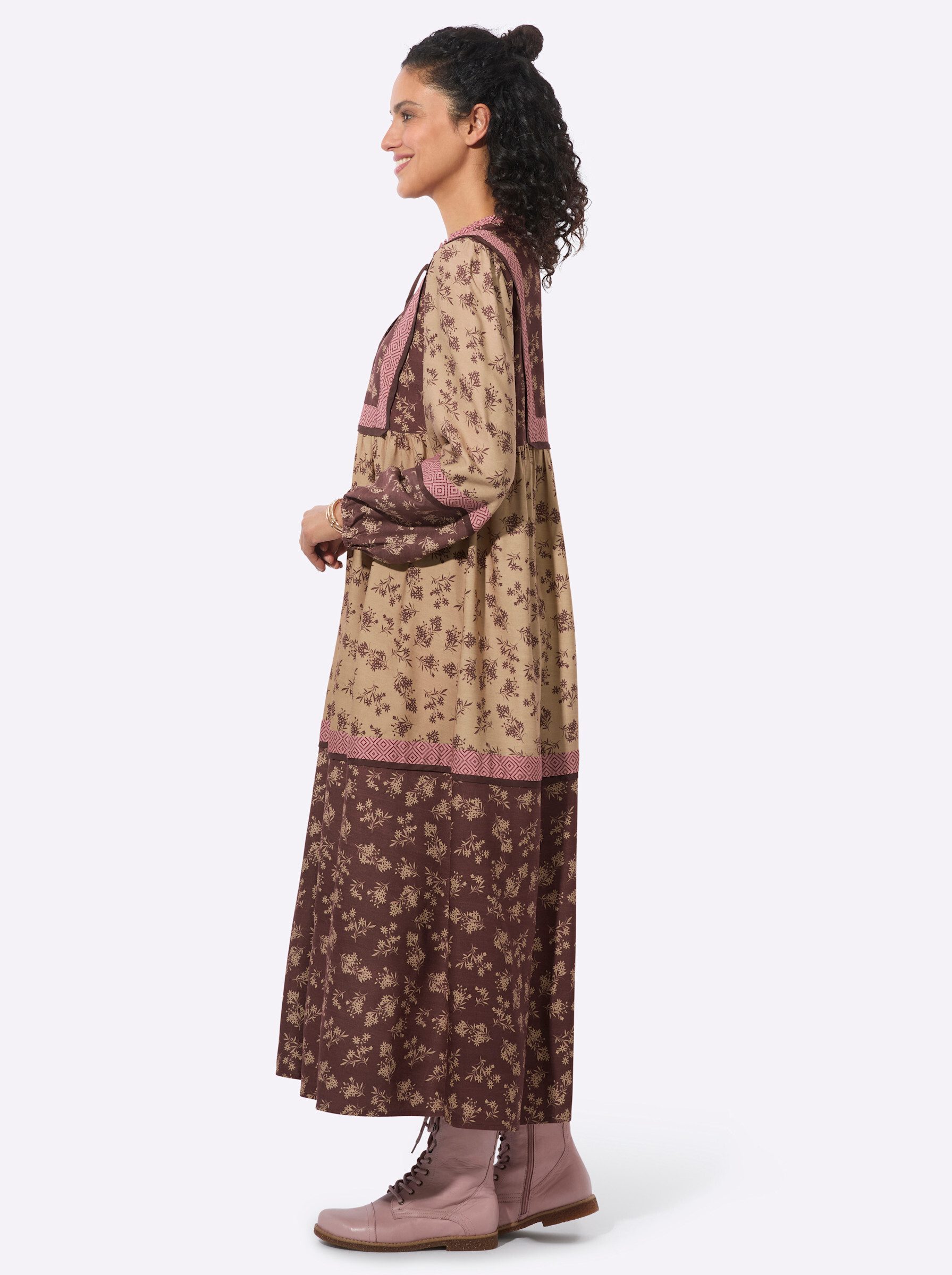 Witt Etuikleid Druck-Kleid Langarm – Bild 5 von 5