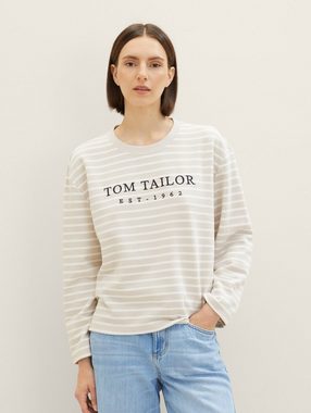 TOM TAILOR Sweatshirt Sweatshirt mit Streifen