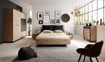 ROYAL24_MARKT Schlafzimmer-Set Aktuelle Trends und Akzente, (Komplett Set, 5-St., Premium - Nest), Puristisch - Innovativ - Schick.
