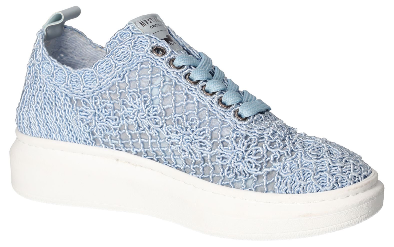 Mustang Shoes Sneaker, Plateausneaker, Schnürschuh mit Keilabsatz