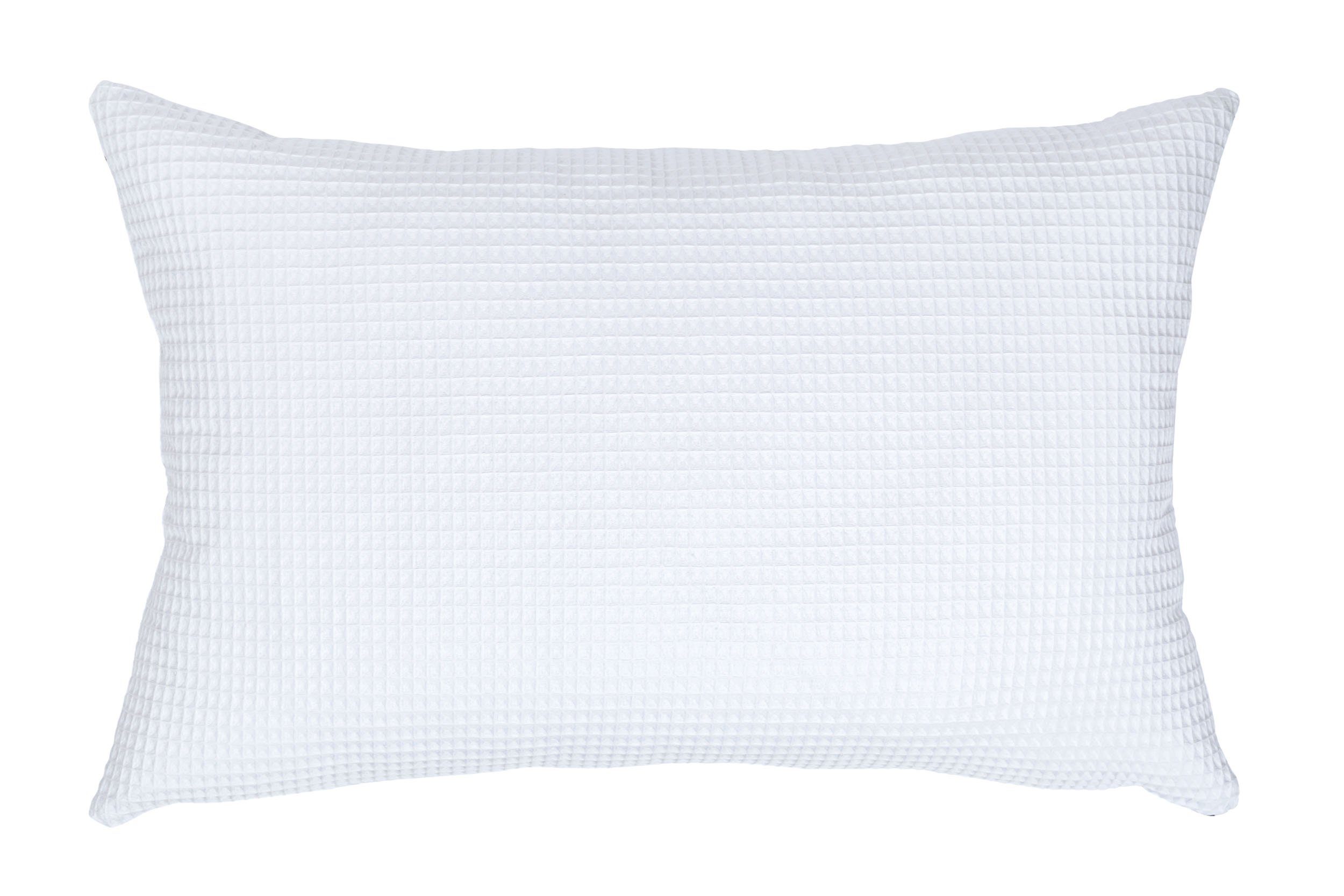 Amilian Dekokissen Dekoratives Kissen 60x40 cm mit Füllung, Waffel Baumwolle