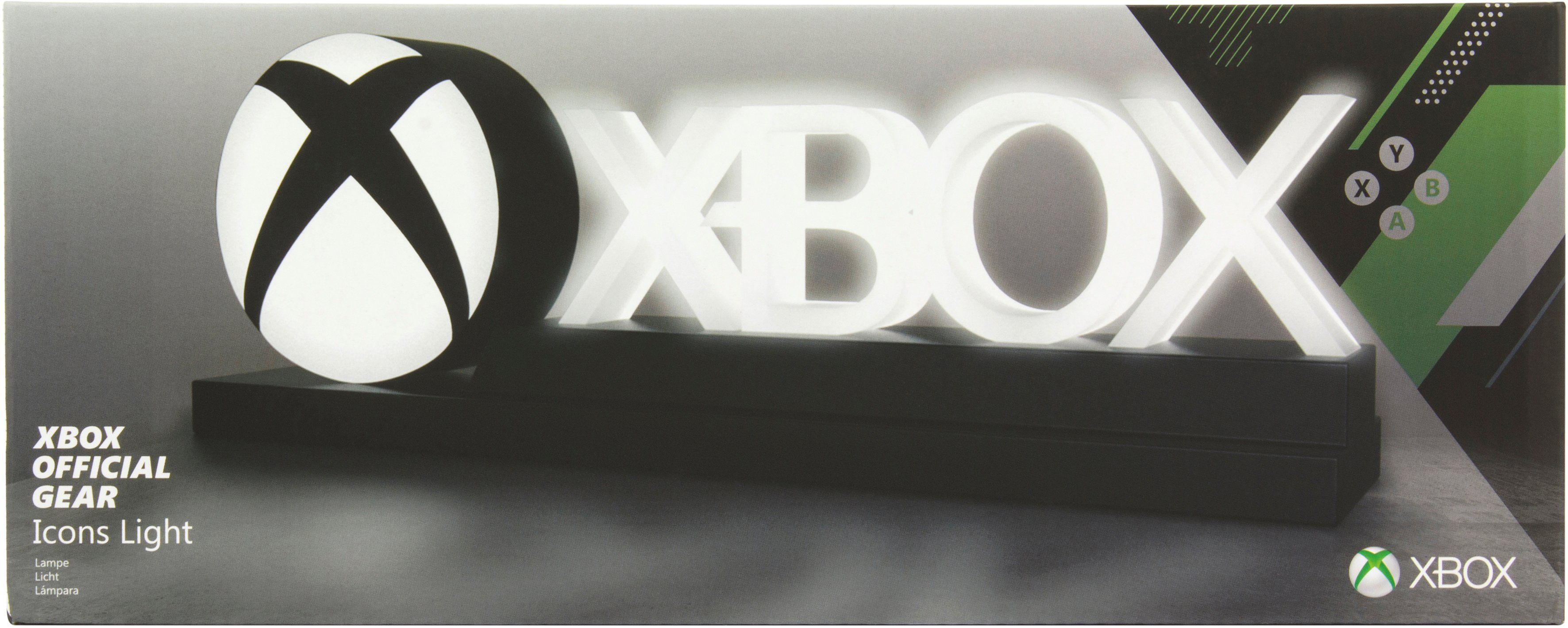 2 Xbox Paladone Icon Dekolicht Leuchte, Beleuchtungsmodi
