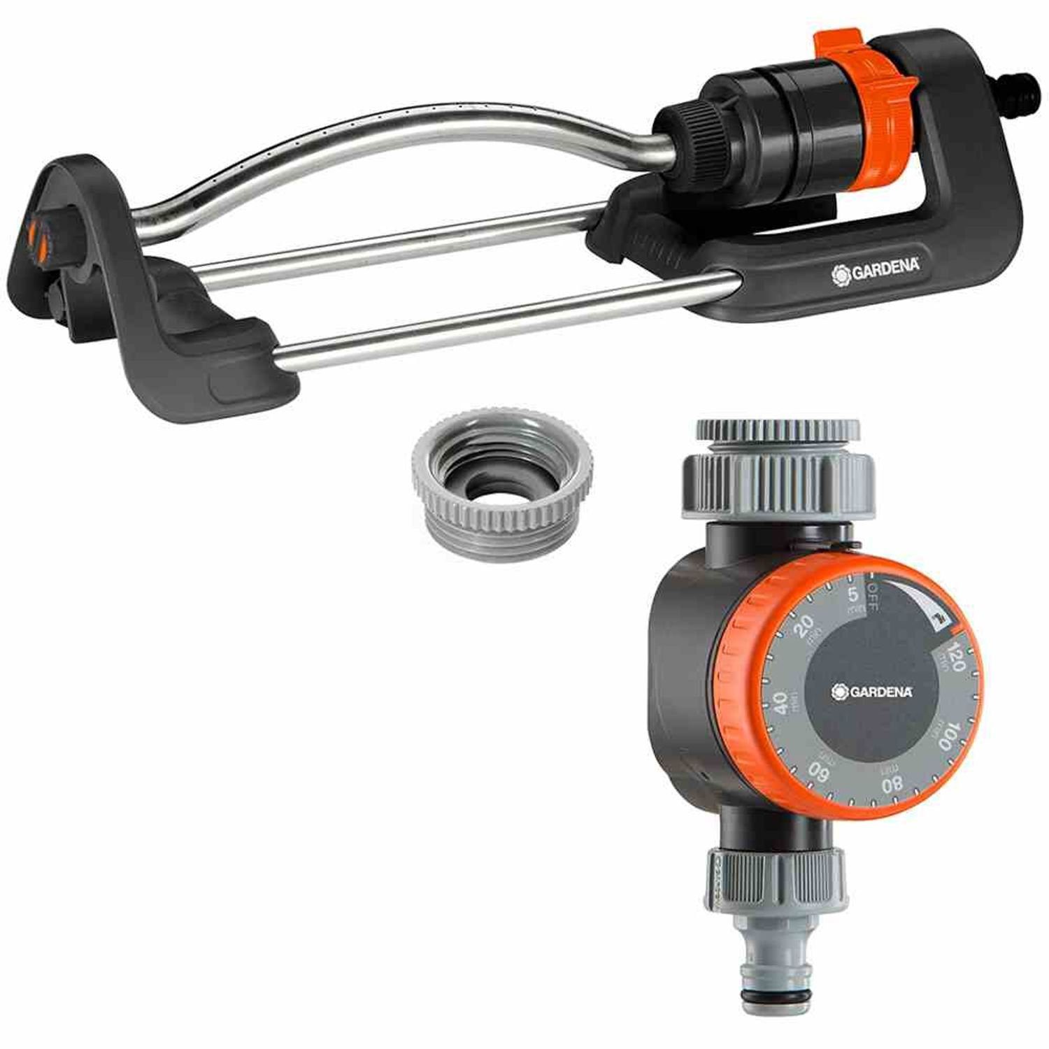 GARDENA Regner SetViereckregner Aqua S+ Bewässerungsuhr Aktion Sie