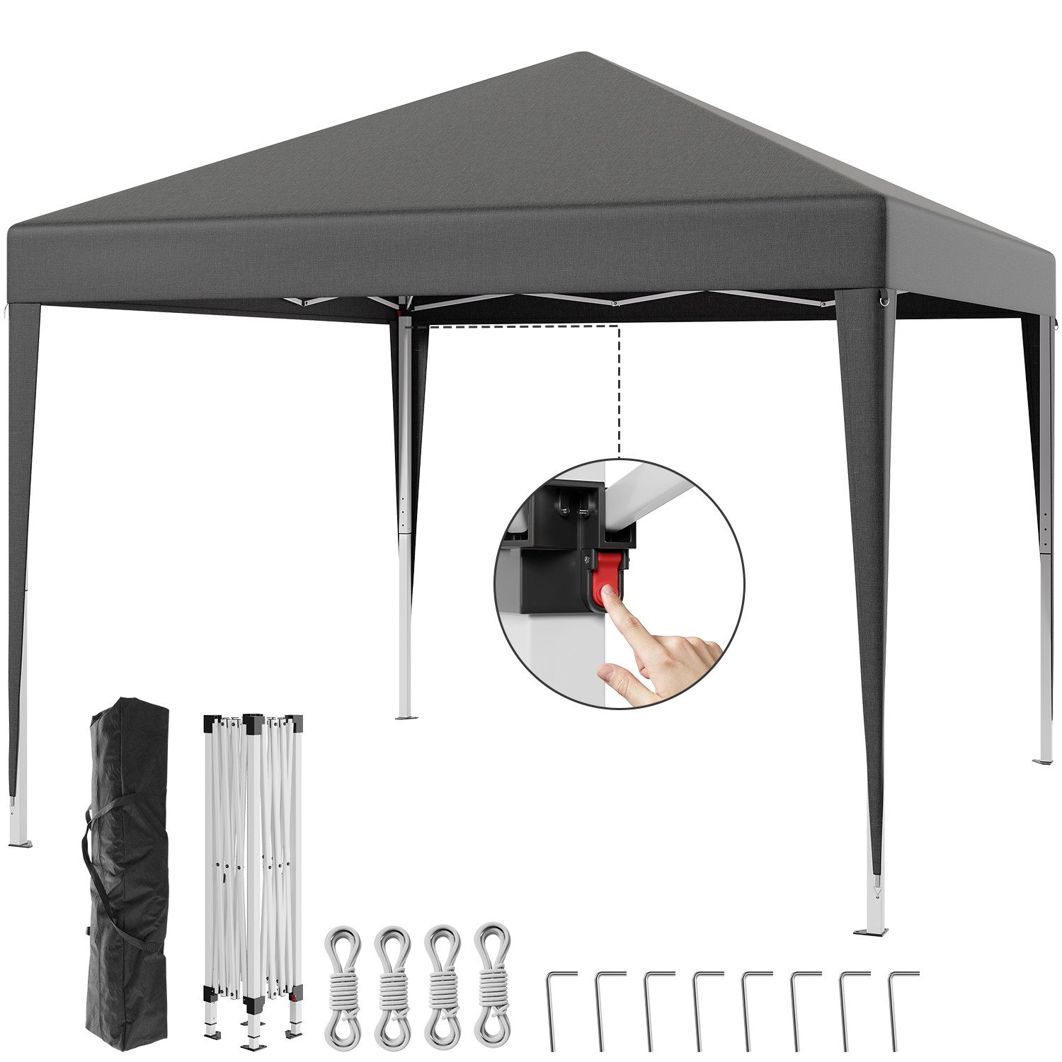 HOMALL Faltpavillon 3x3m Klappbare Partyzelt,Pop-up Gartenpavillon günstig online kaufen