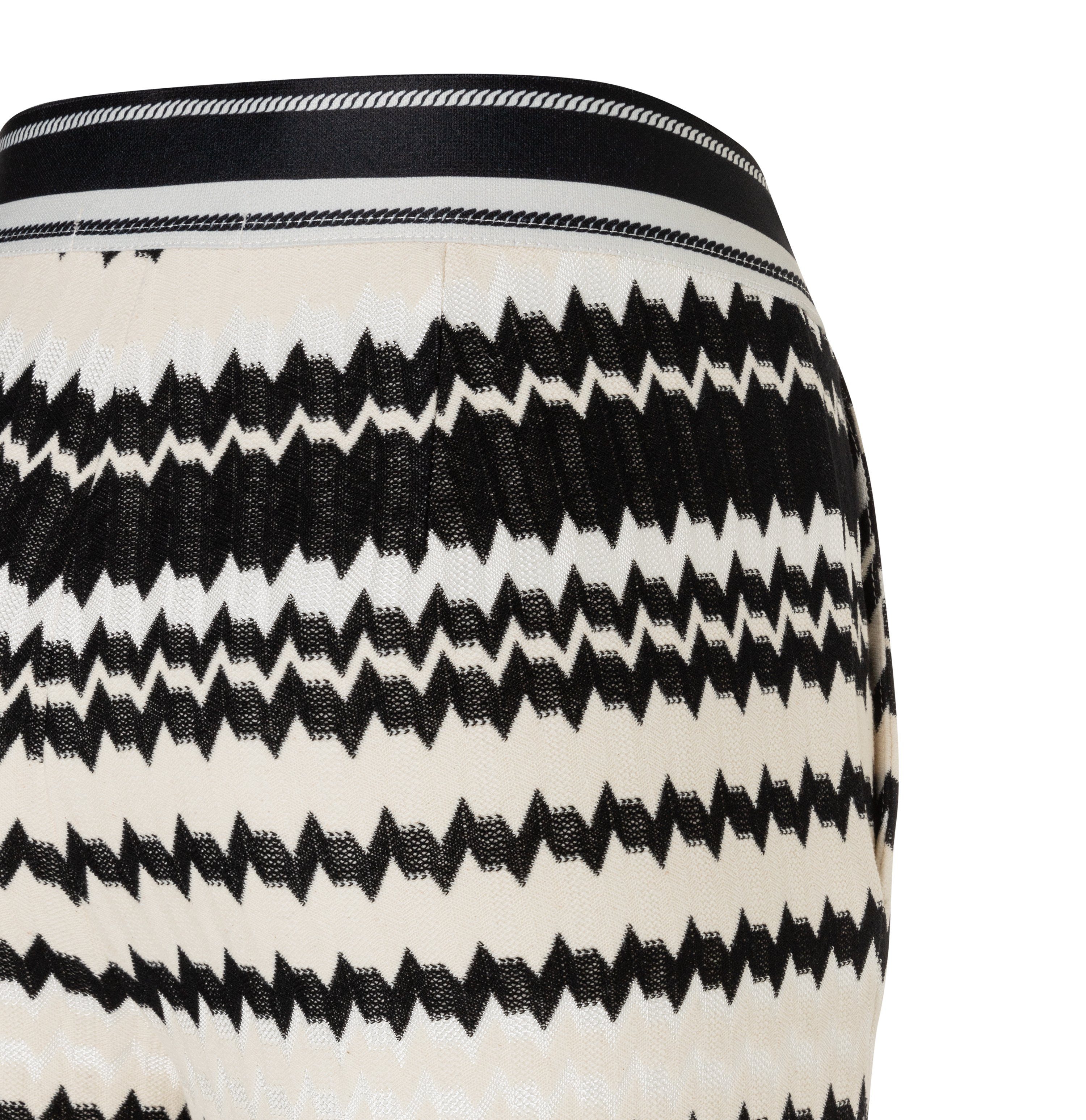 MAC Stoffhose Palazzo Cropped